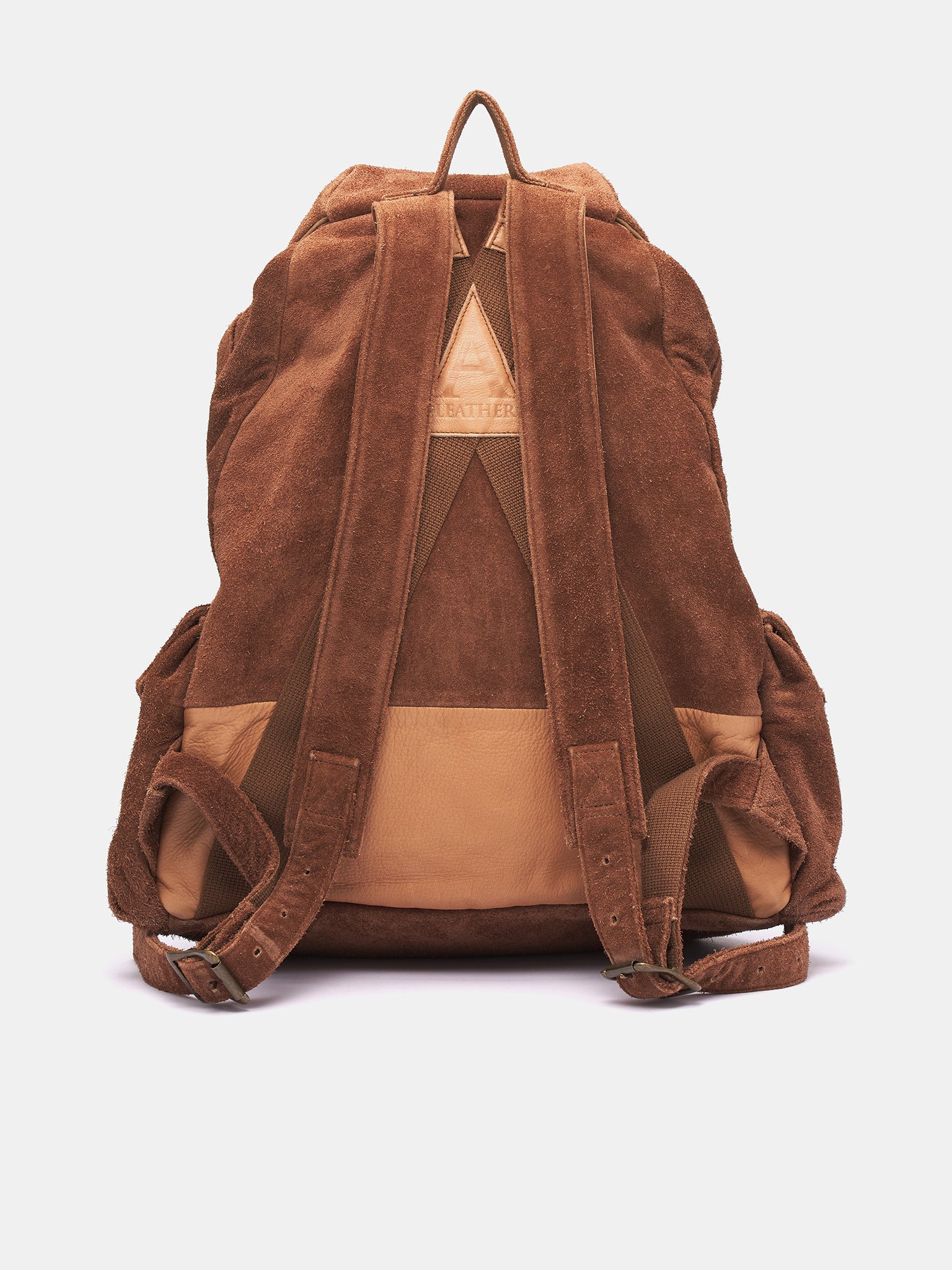 Suede Knapsack (ARG2516-CAMEL-SUEDE)