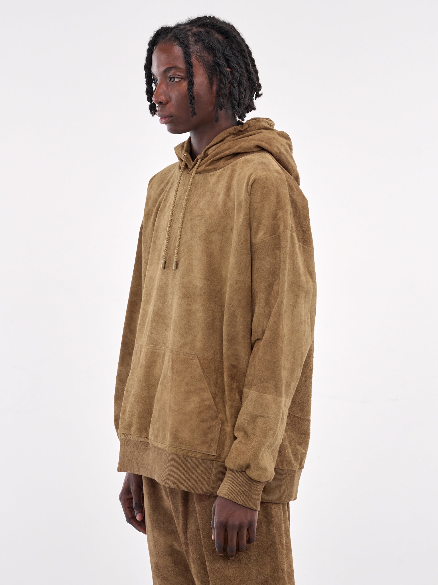 Suede Hoodie (ARJ2507-CAMEL-SUEDE)