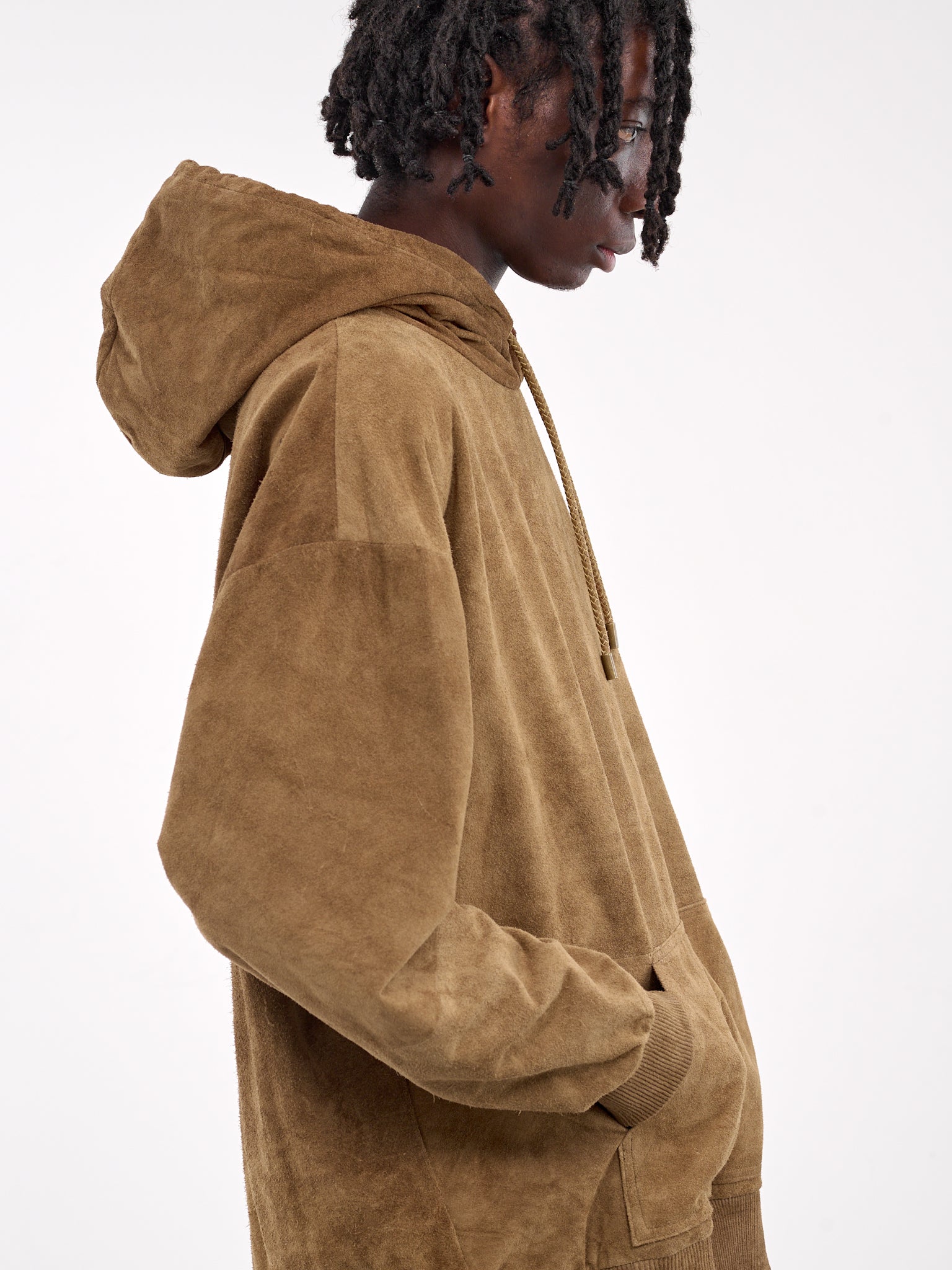 Suede Hoodie (ARJ2507-CAMEL-SUEDE)