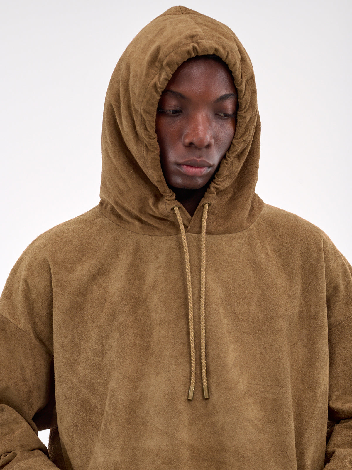 Suede Hoodie (ARJ2507-CAMEL-SUEDE)