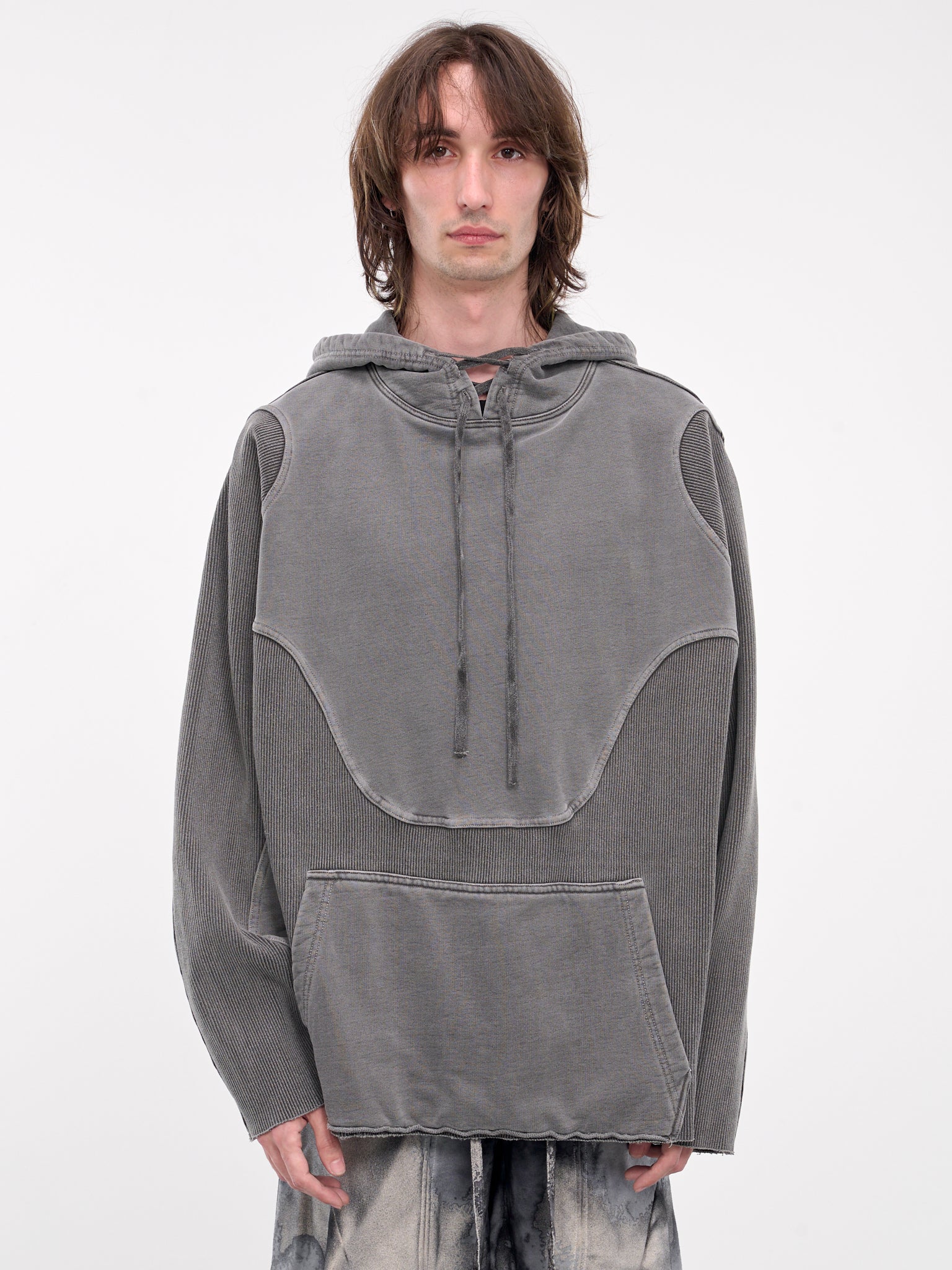 Armour Hoodie (ARMOUR-HOODIE-CHARCOAL-BLACK)