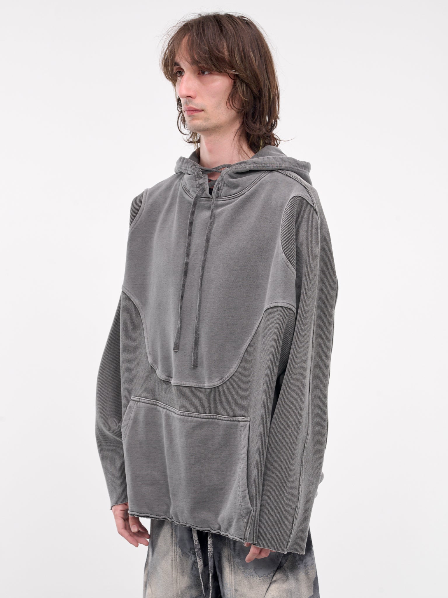 Armour Hoodie (ARMOUR-HOODIE-CHARCOAL-BLACK)