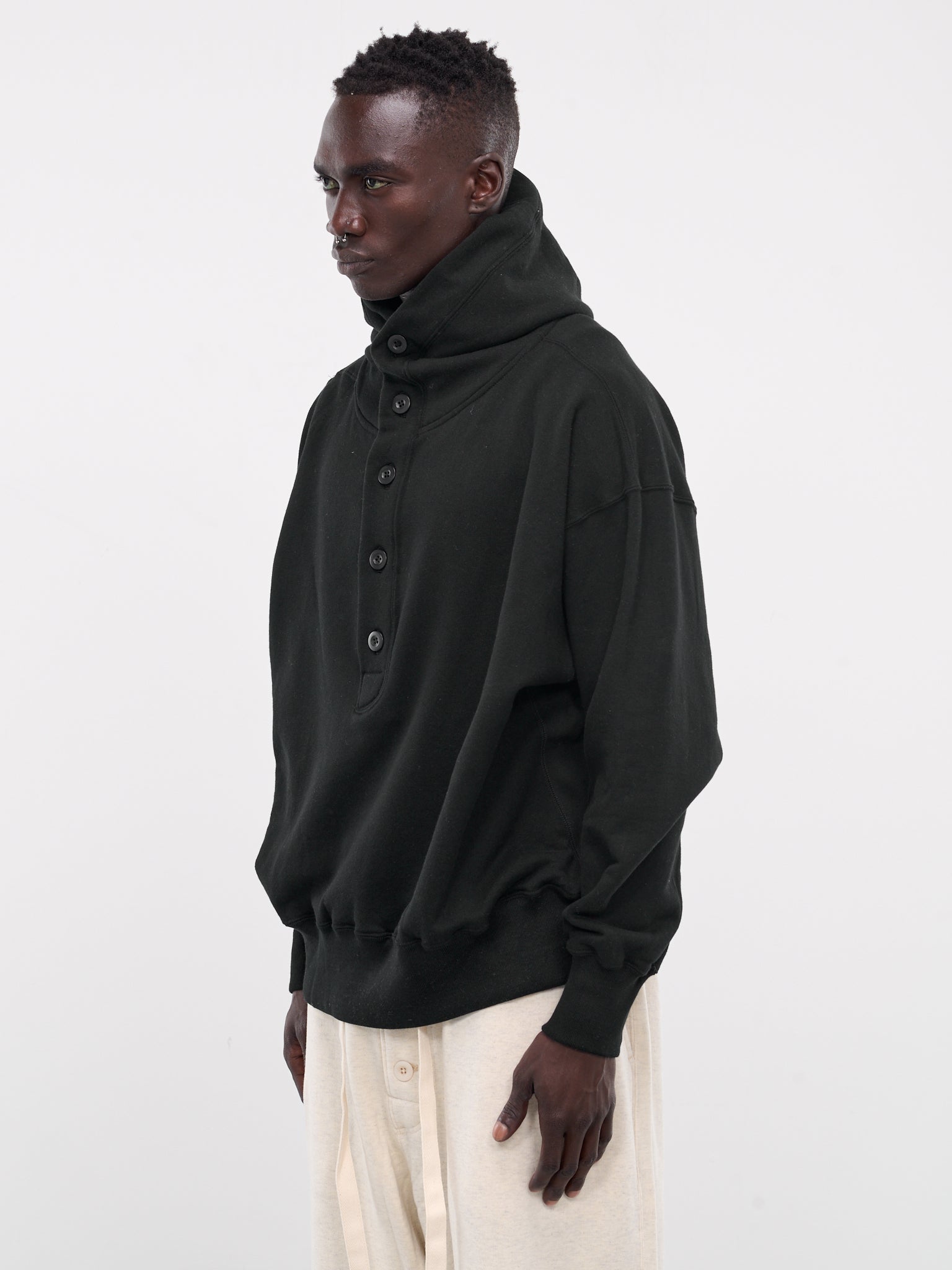 ANTOS. Button Down Hoodie | H.Lorenzo - side