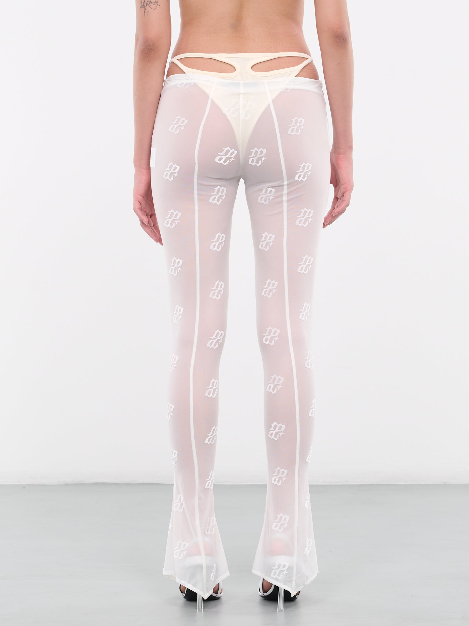 Sheer Trousers (AW23-PA-05WH-WHITE)