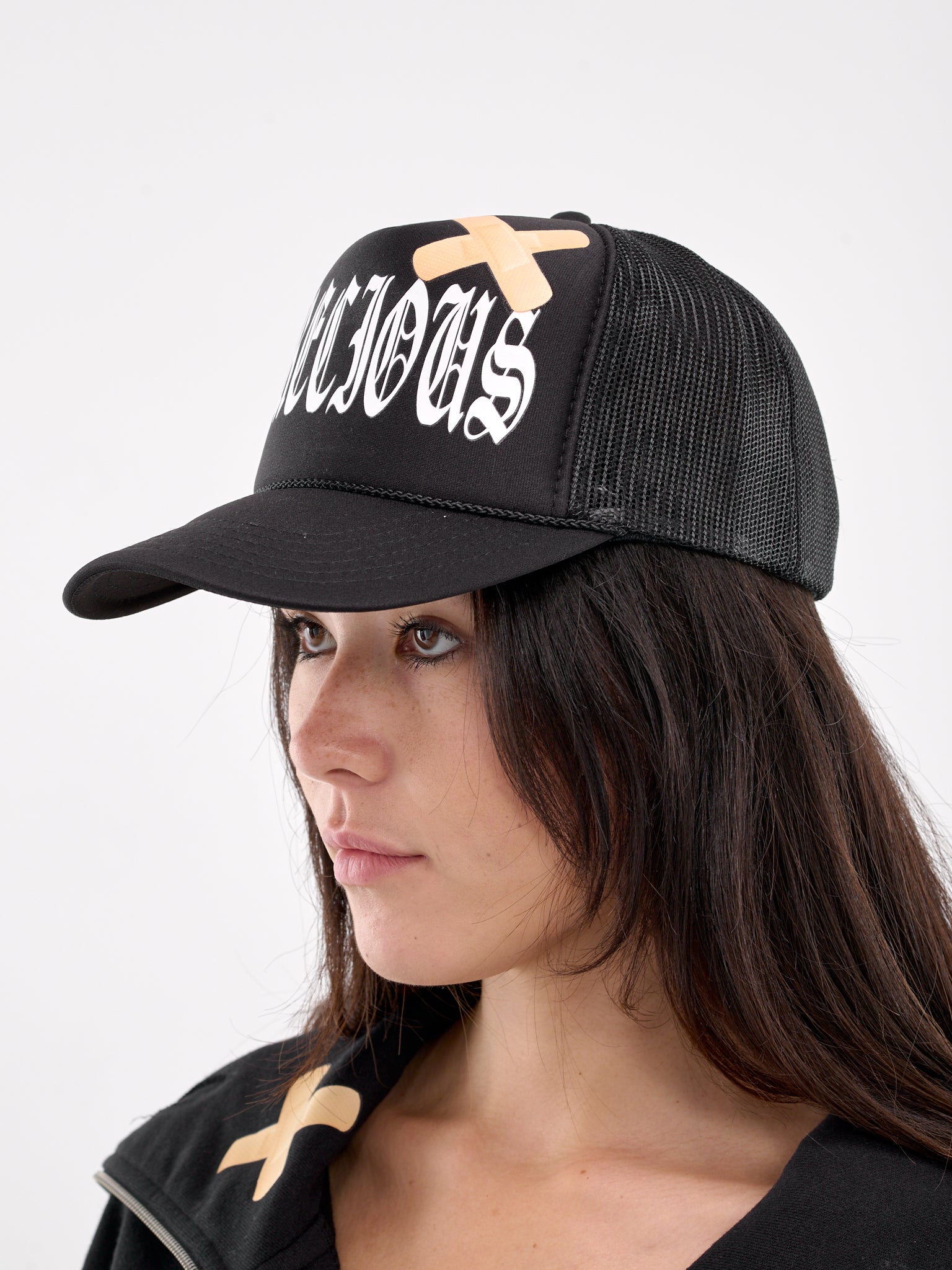 Precious Otto Trucker Cap (AWAW240160-BLACK)