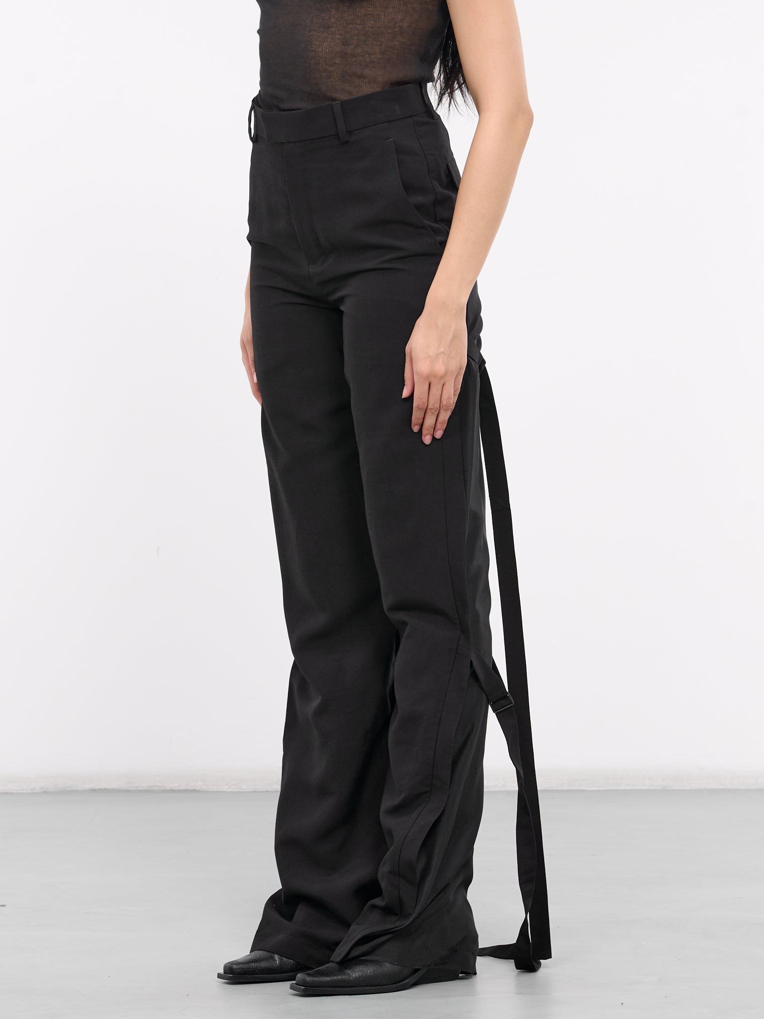 Aude Double Layer Trousers (B0011893-FA423-AUDE-BLACK)