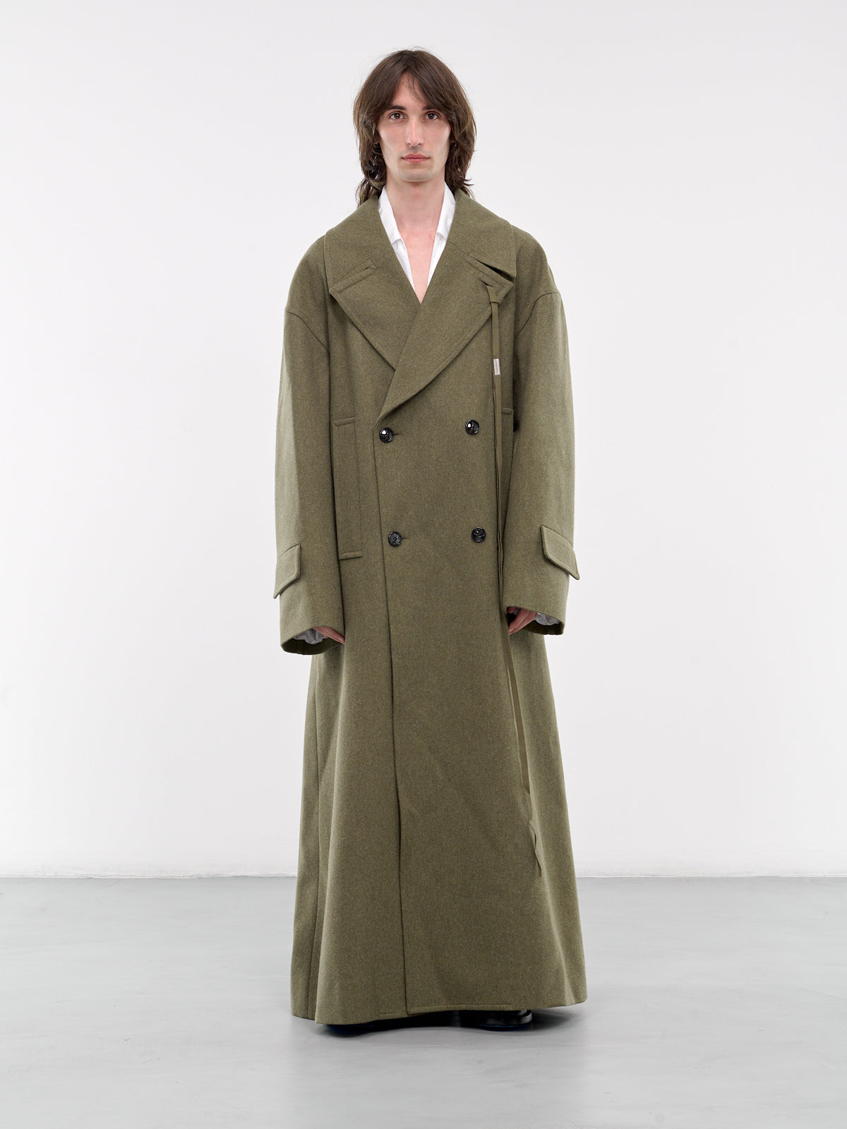 Bernt Double-Breasted Coat (B0012063-FA509-LODEN-GREEN)