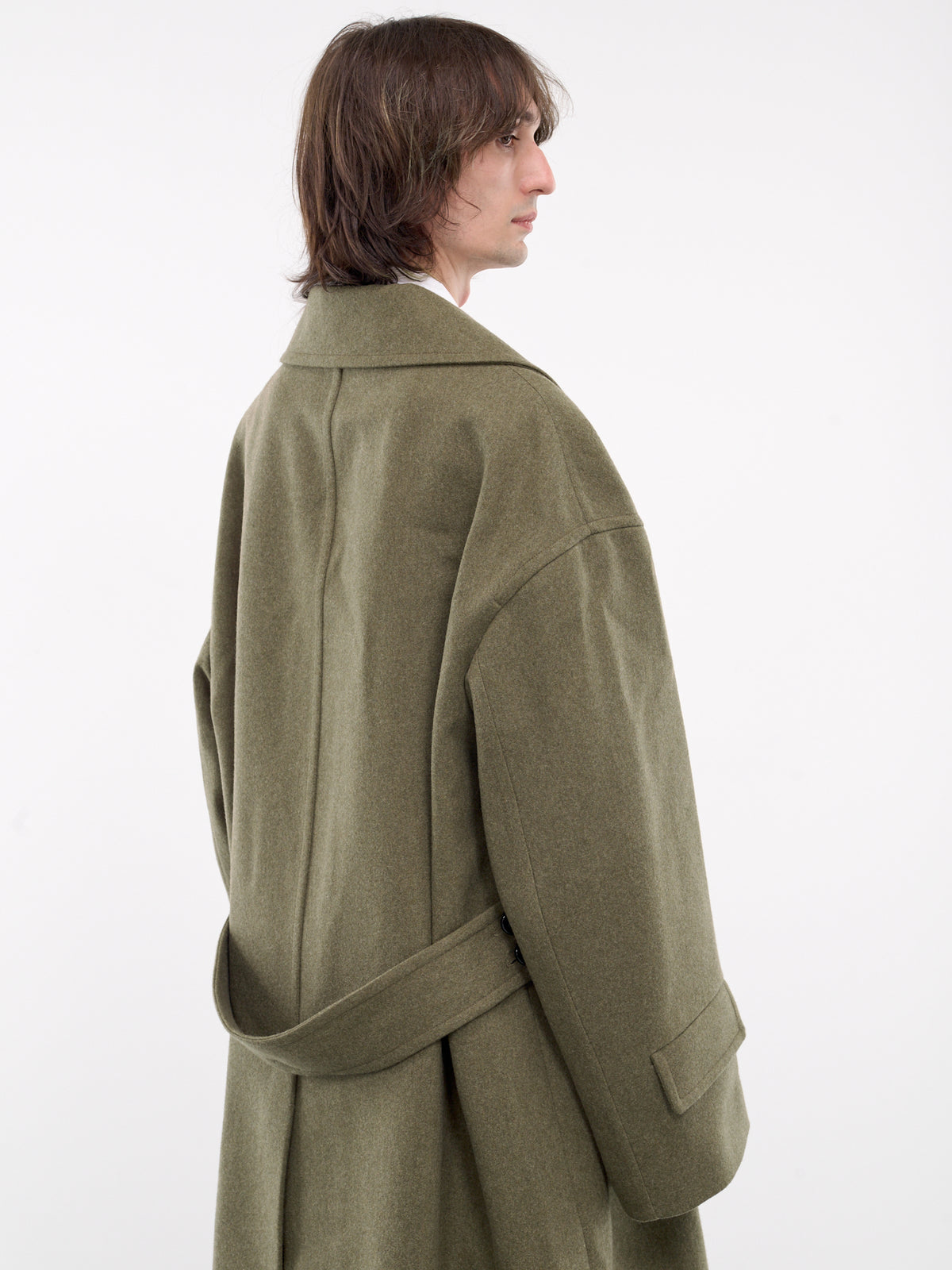 Bernt Double-Breasted Coat (B0012063-FA509-LODEN-GREEN)