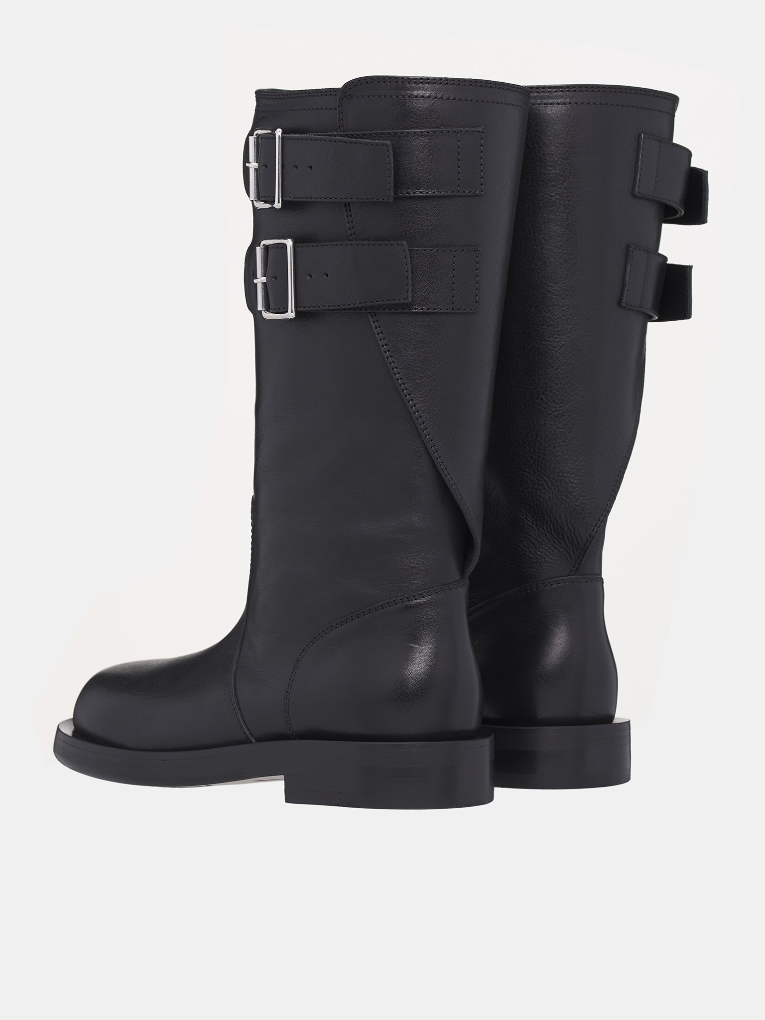 Milan Soft Biker Boots (B0012101-LT141-BLACK)