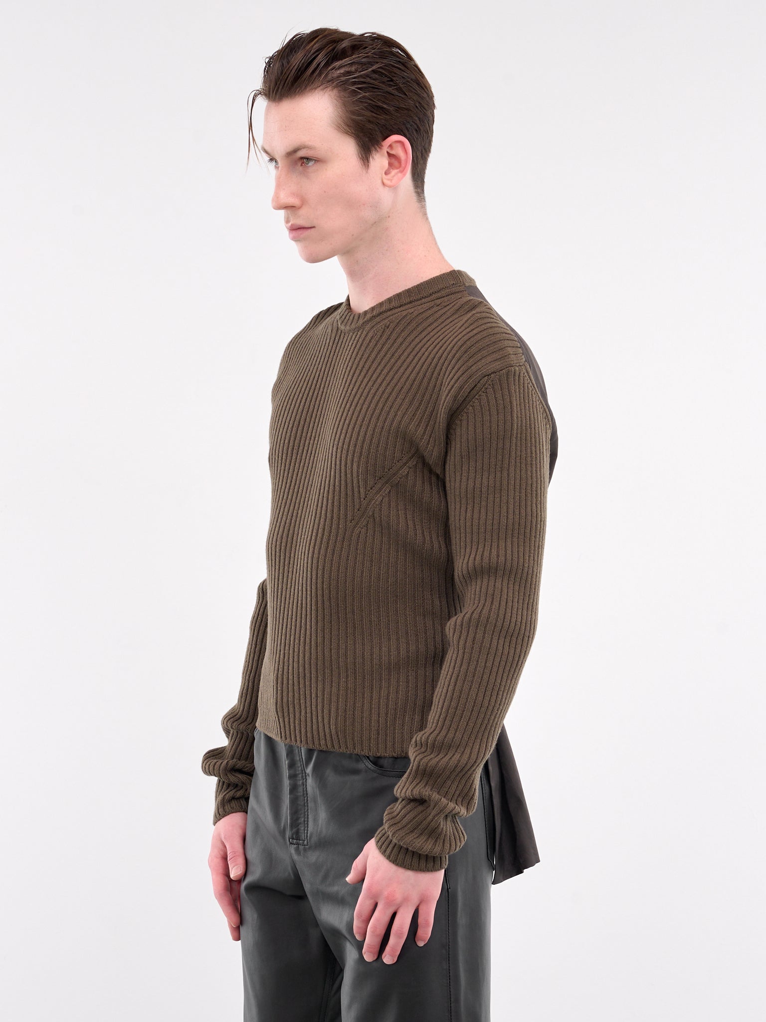 Thorvald Darted Sweater (B0012135-KN045-LODEN-GREEN)