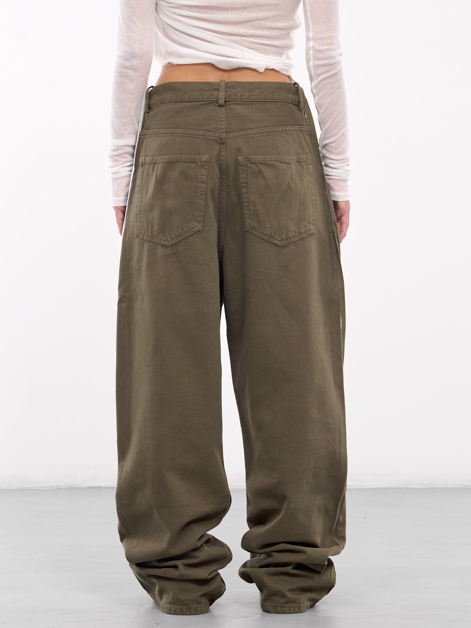 Polly 5-Pocket Trousers (B0012260-FA038-LODEN-GREEN)