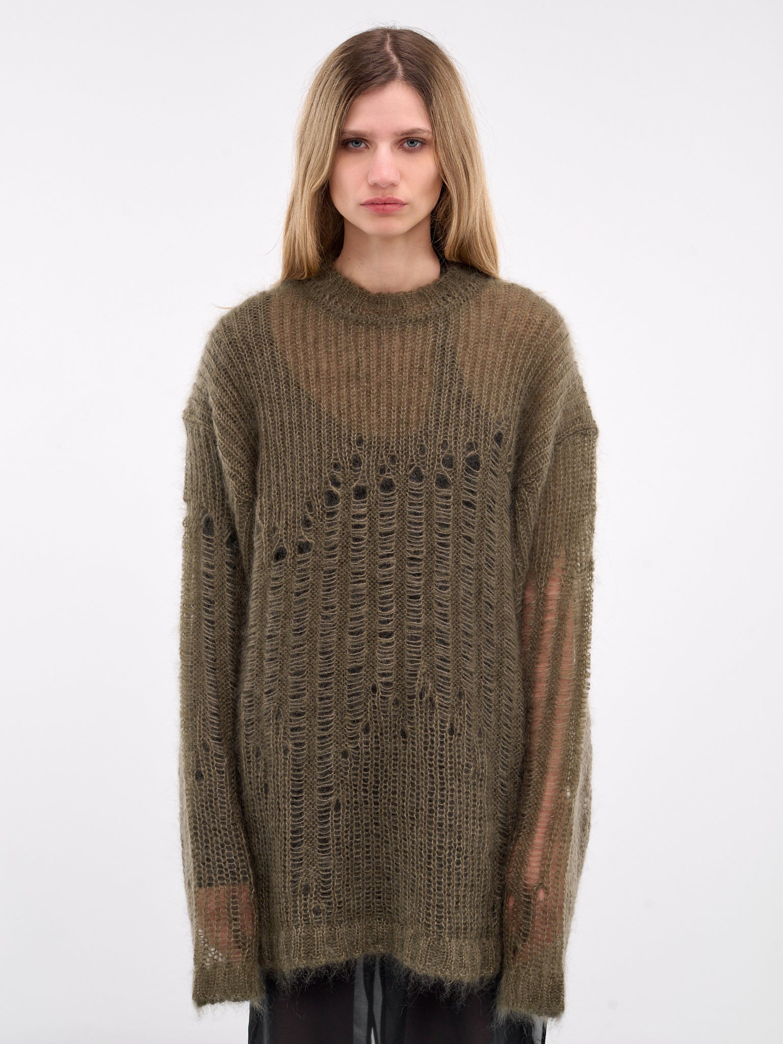 Rigmor Degrade Sweater (B0012286-KN044-LODEN-GREEN)