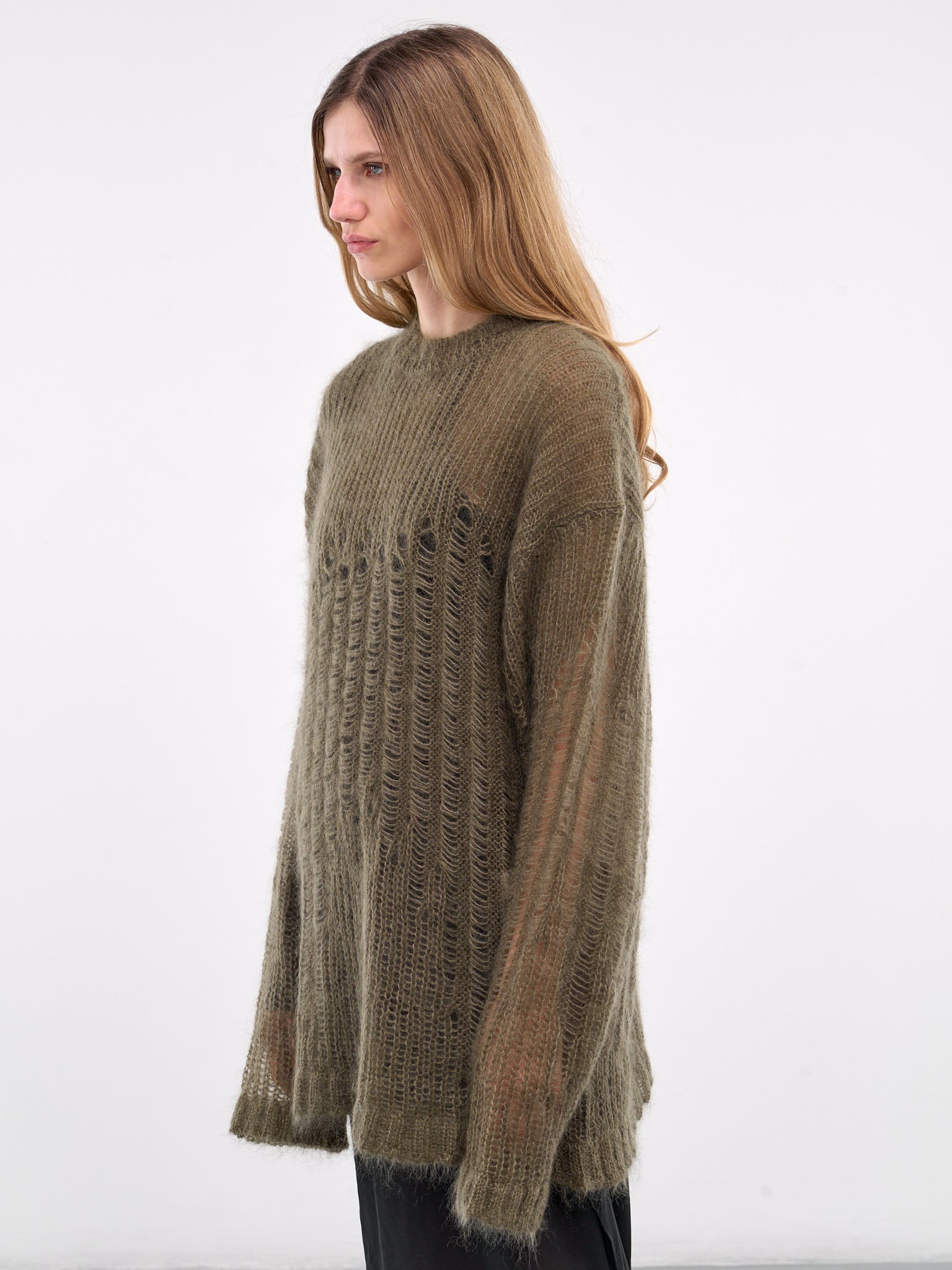 Rigmor Degrade Sweater (B0012286-KN044-LODEN-GREEN)