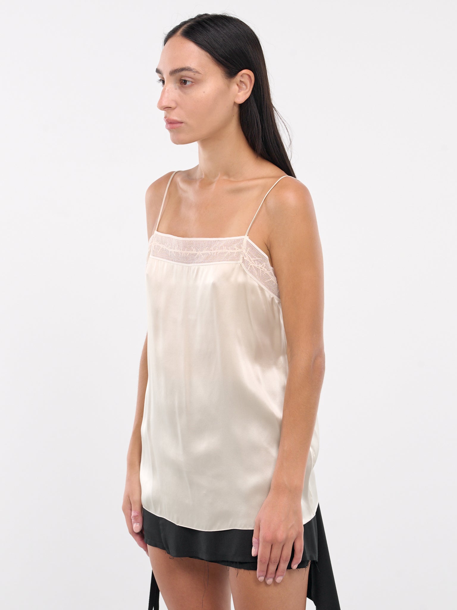 Charlotta Negligee Top (B0012346-FA434-PALE-CHARTREUSE)