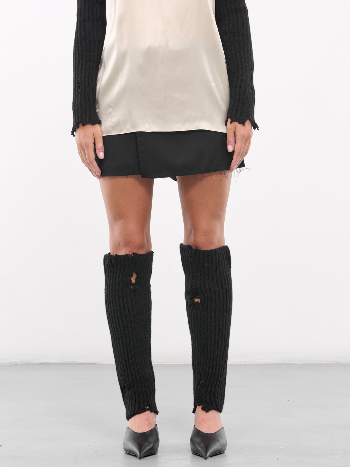 Selin Leg Warmers (B0012363-KN048-BLACK)