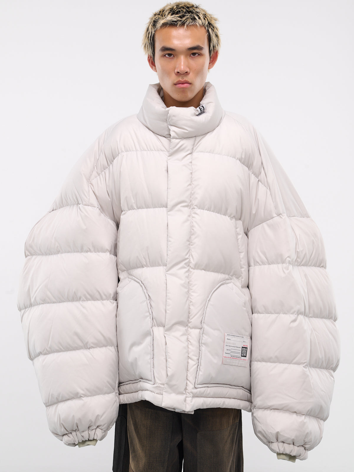 Oversized Puffer Jacket (B13BL011-WHITE)