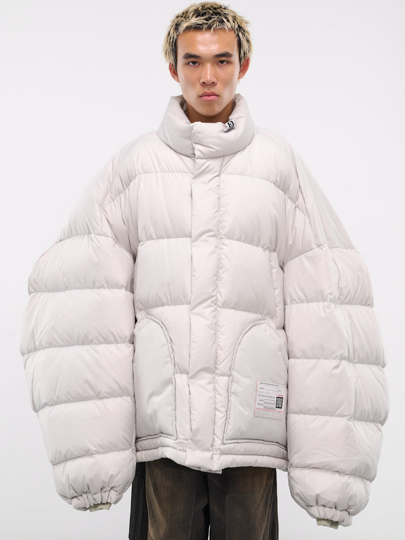 Oversized Puffer Jacket (B13BL011-WHITE)