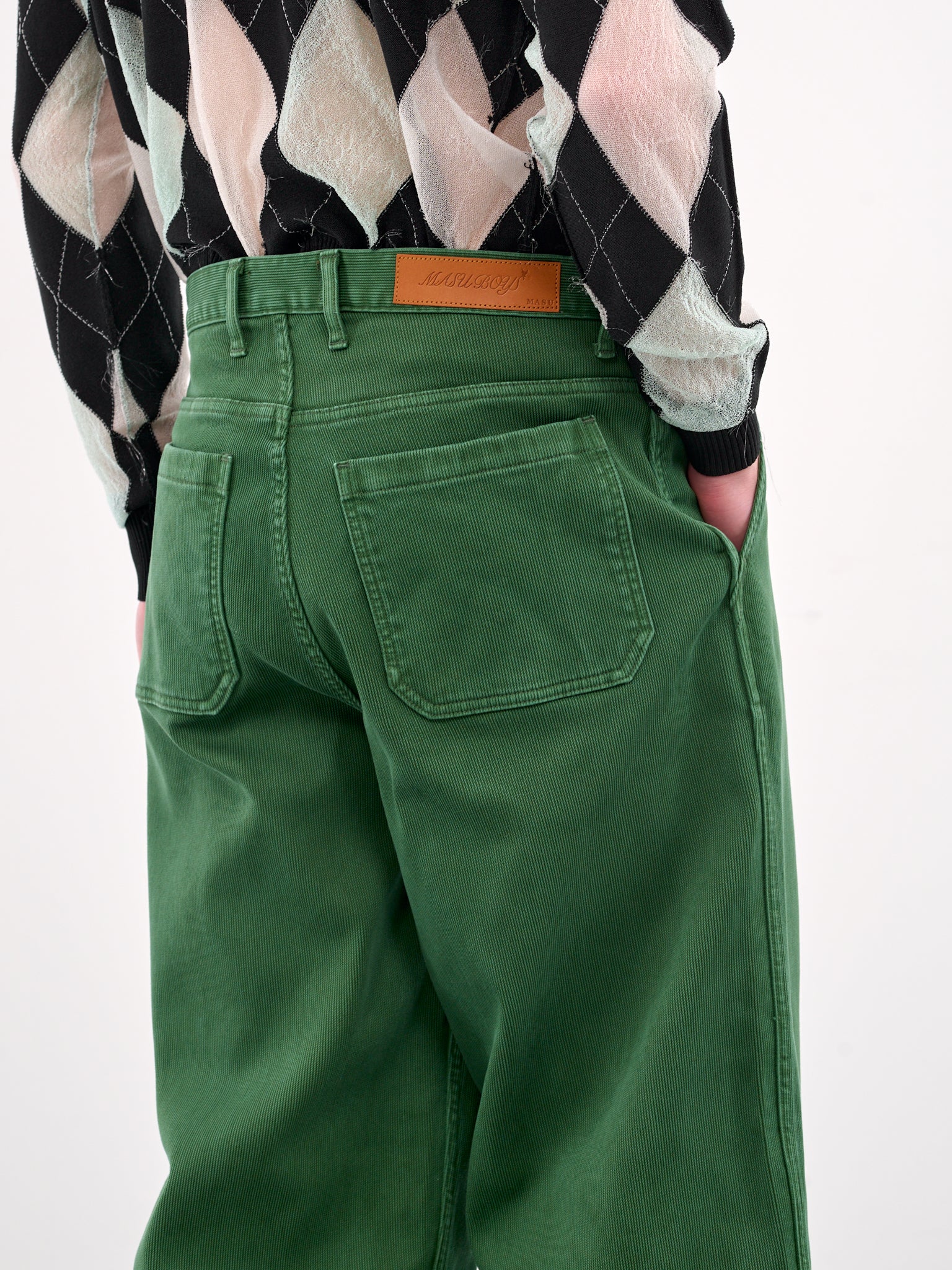 Corduroy Jeans (B25K6PT001-GREEN)