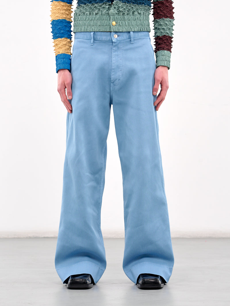 Corduroy Jeans (B25K6PT001-SAX-BLUE)