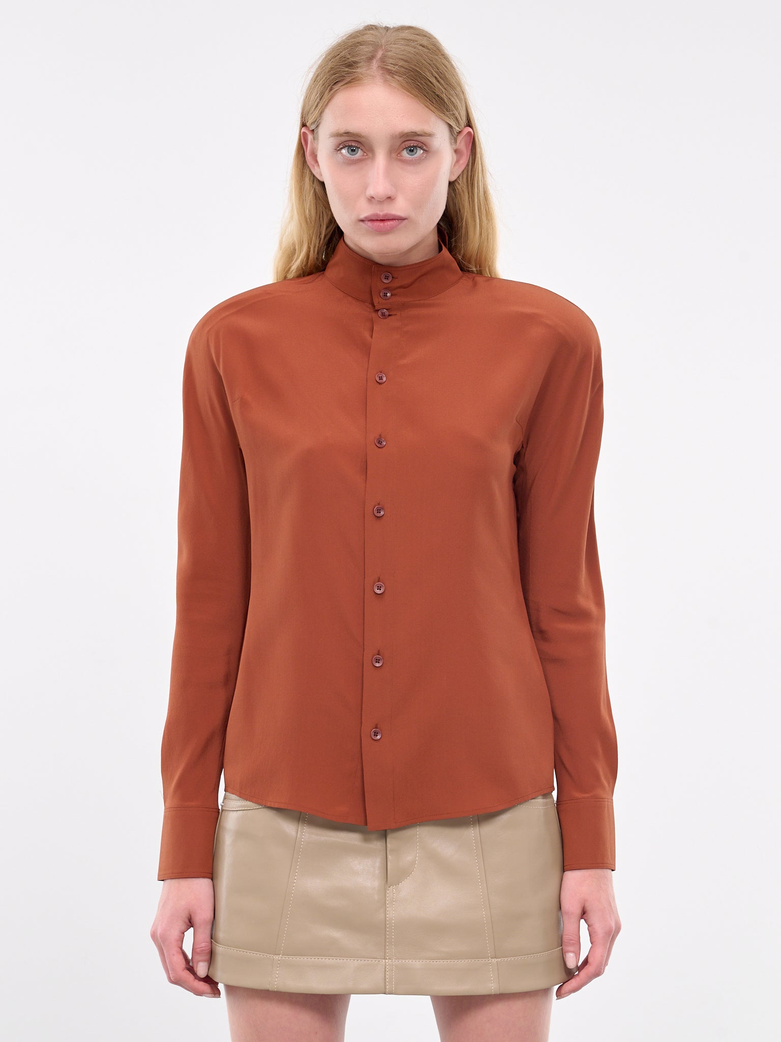 The License Blouse (B9-THE-LICENSE-RUST)