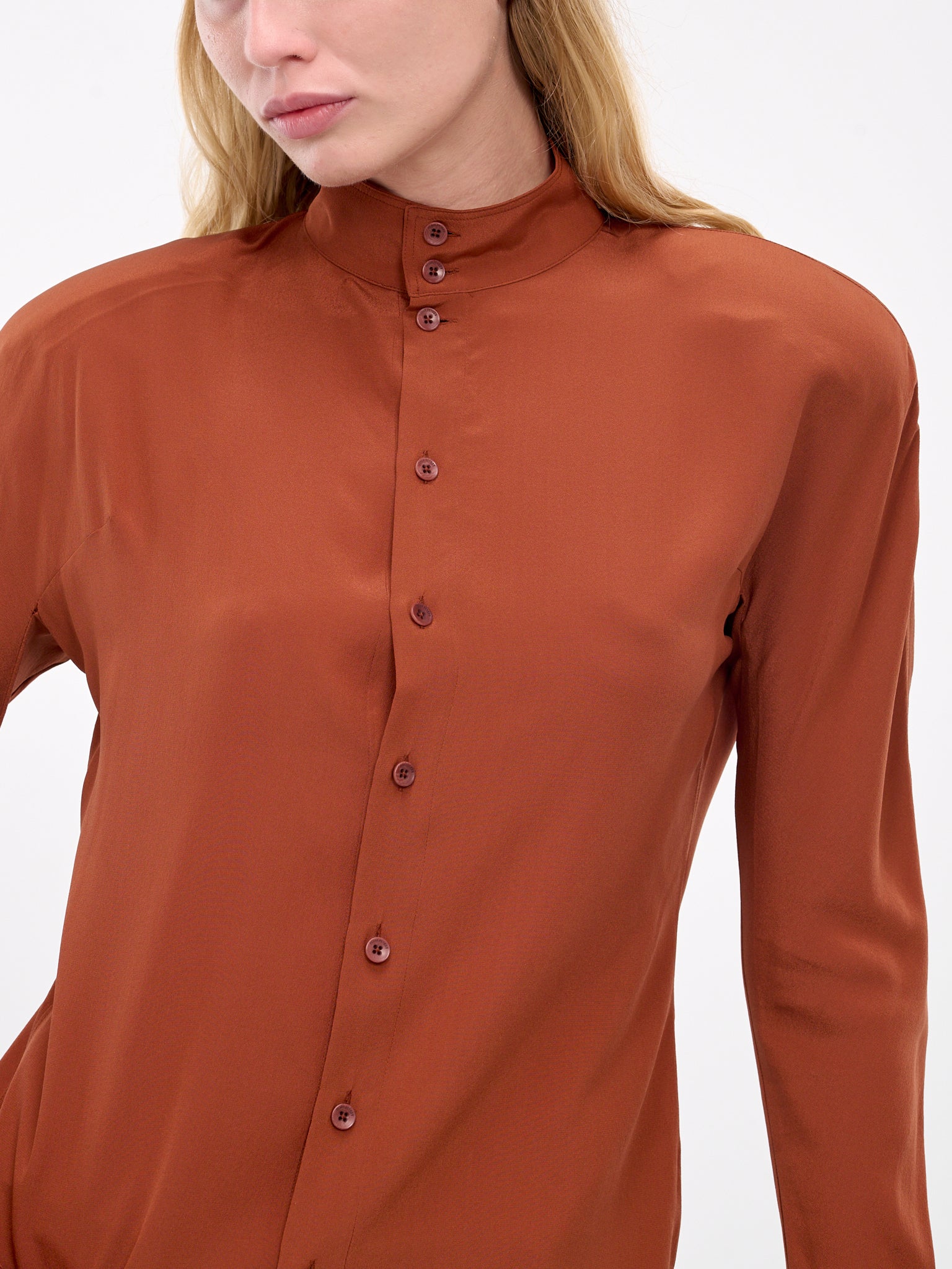 The License Blouse (B9-THE-LICENSE-RUST)