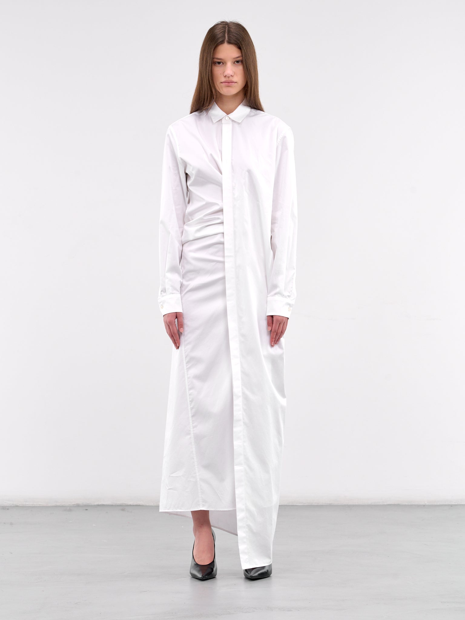 Shirt Dress (BA4ED01-WHITE)