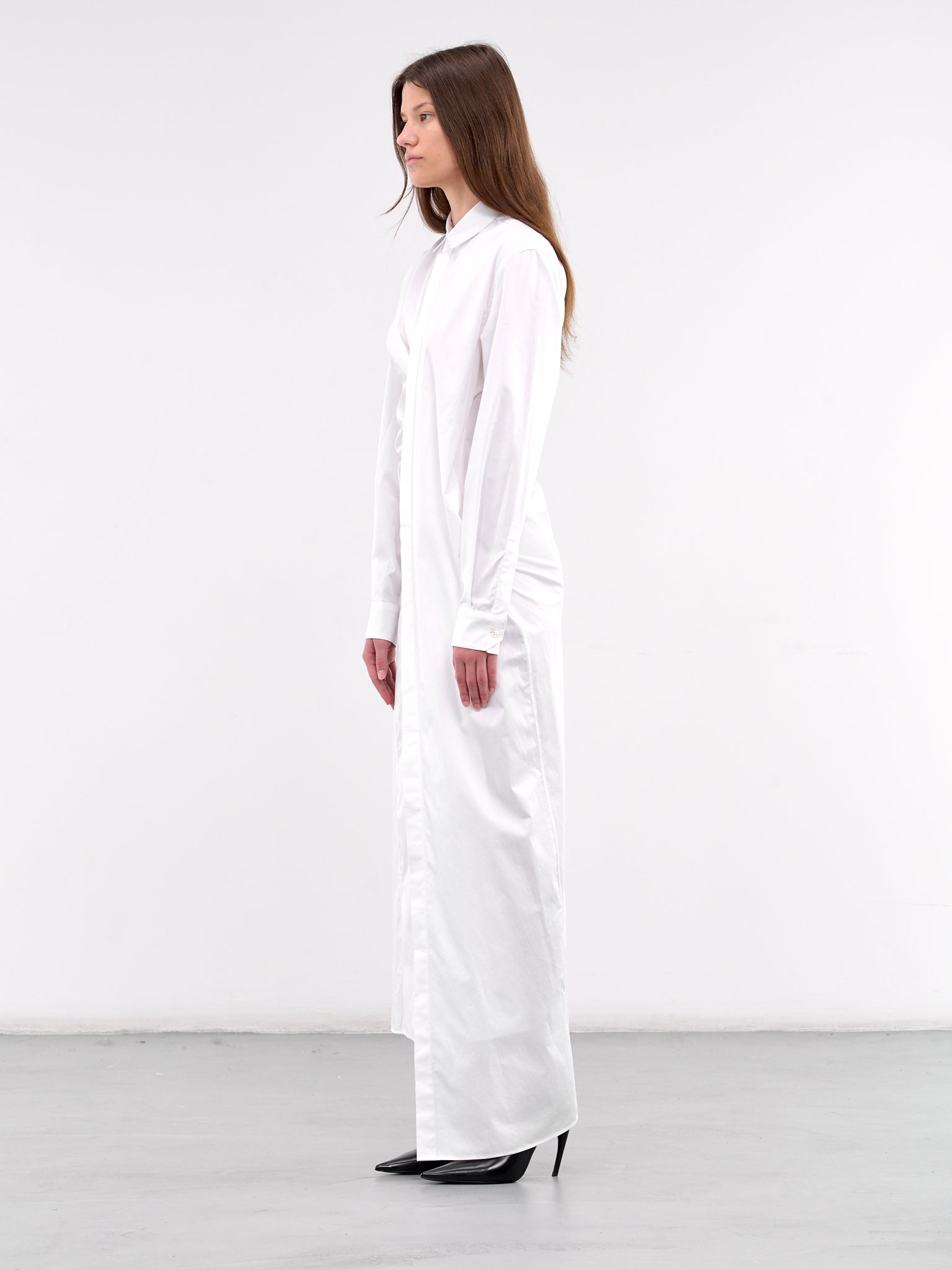 Shirt Dress (BA4ED01-WHITE)