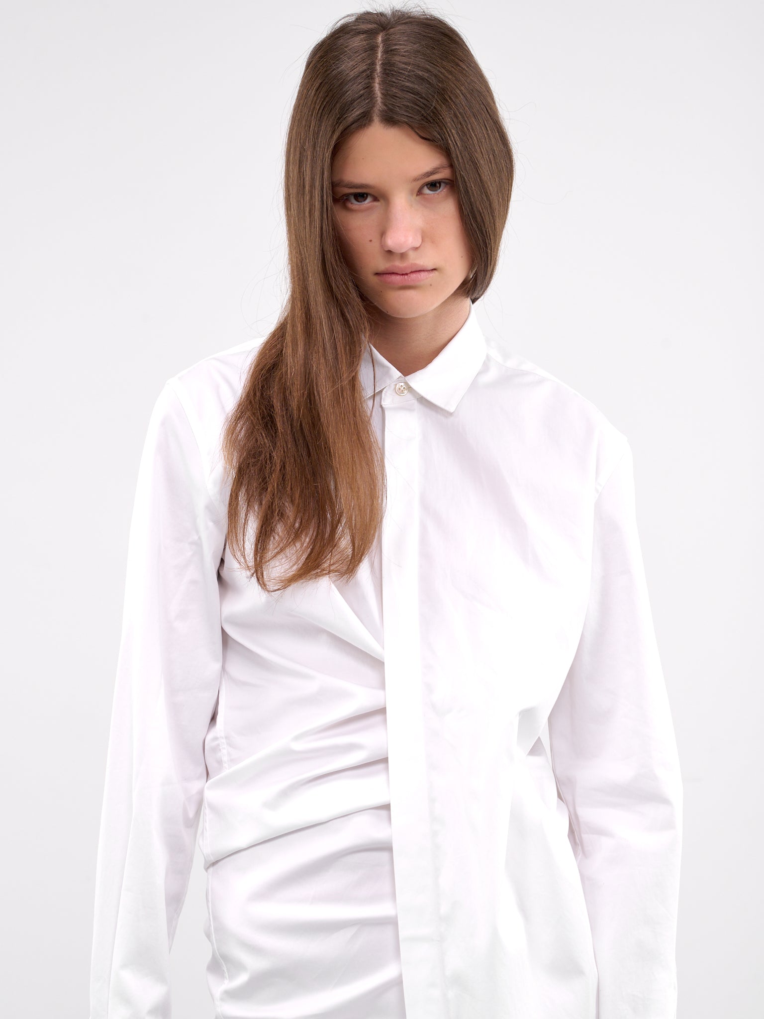 Shirt Dress (BA4ED01-WHITE)