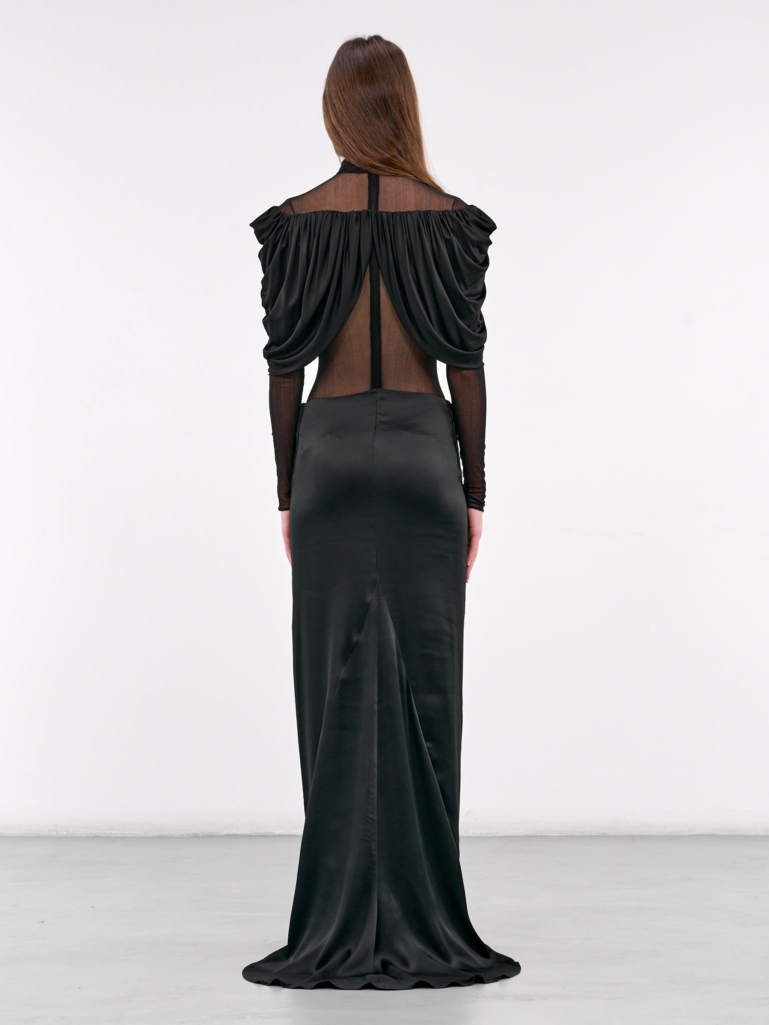 Caryatid Evening Dress (BA4ED12-BLACK)