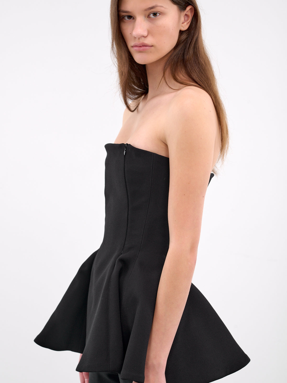 Peplum Bustier (BA4ET03-BLACK)