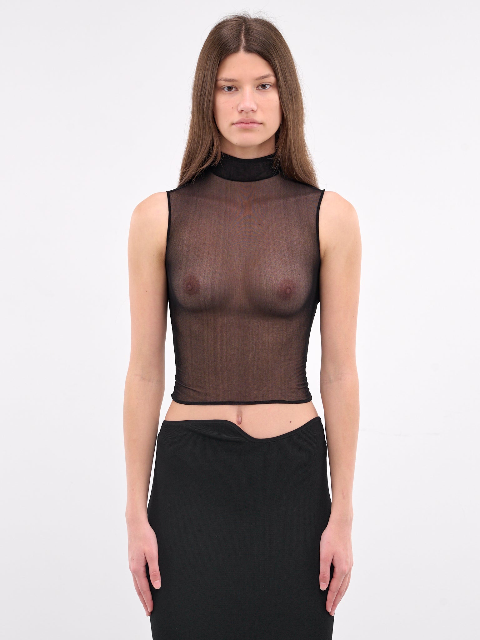 Sheer Top (BA4ET11-BLACK)