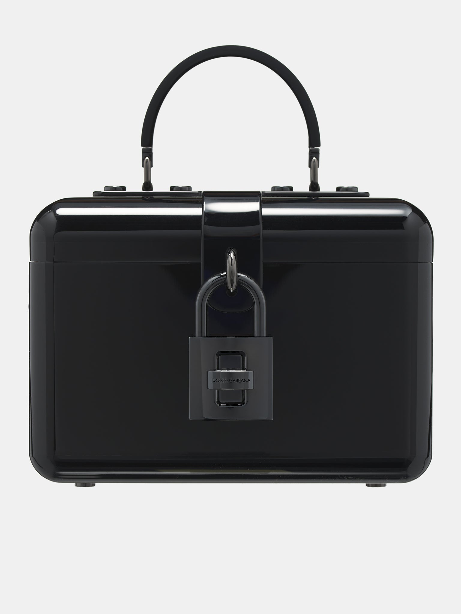 Lock Box Handbag (BB7625-AU640-BLACK)