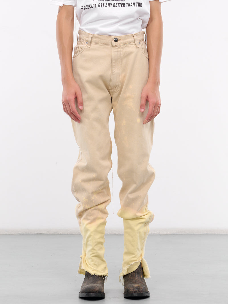 Destroyed Deconstructed Jeans (BEIGE/YELLOW-DESTROYED-DECONST)