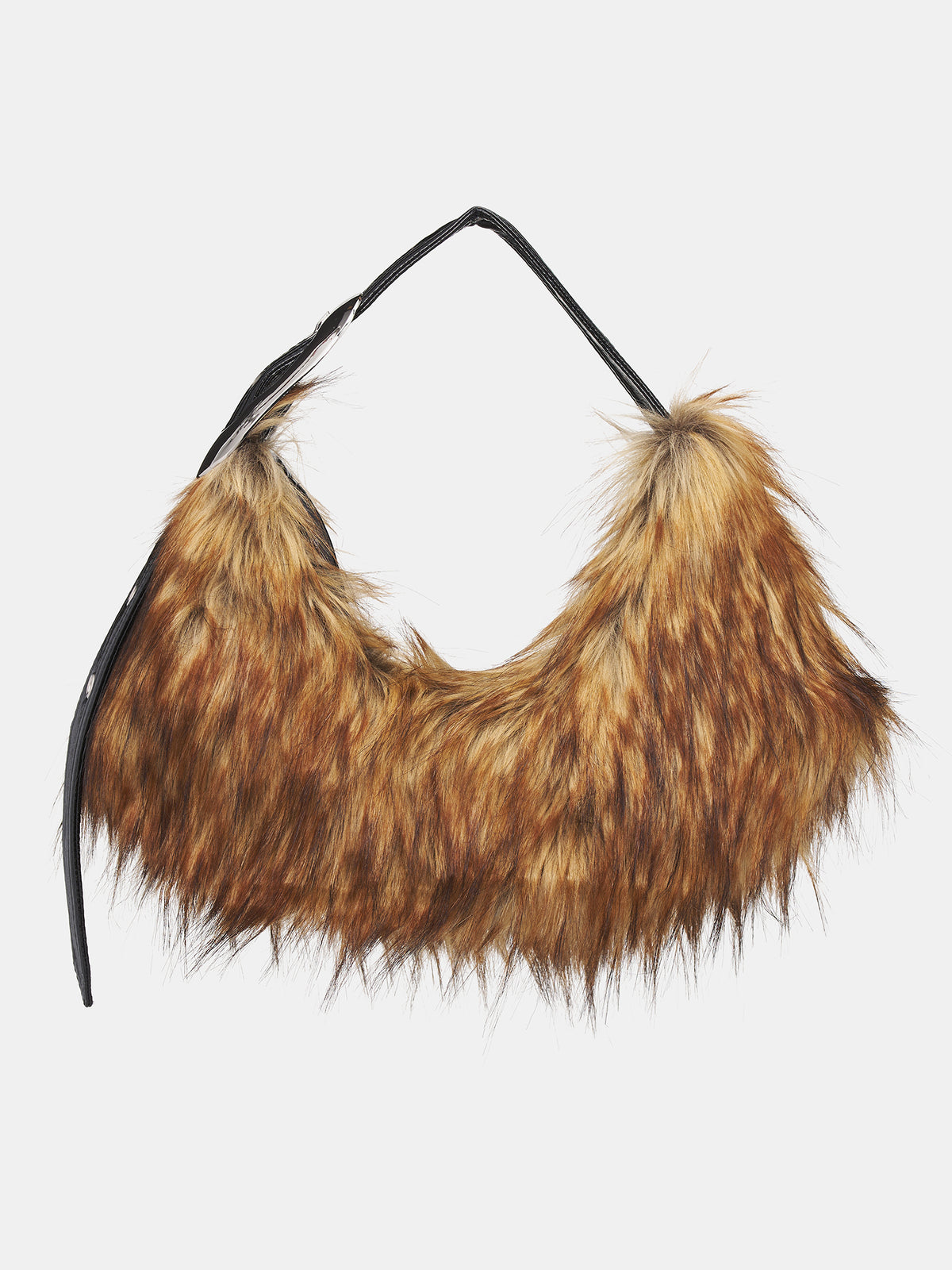 Faux Fur Bag (BGFFBR04-BROWN)