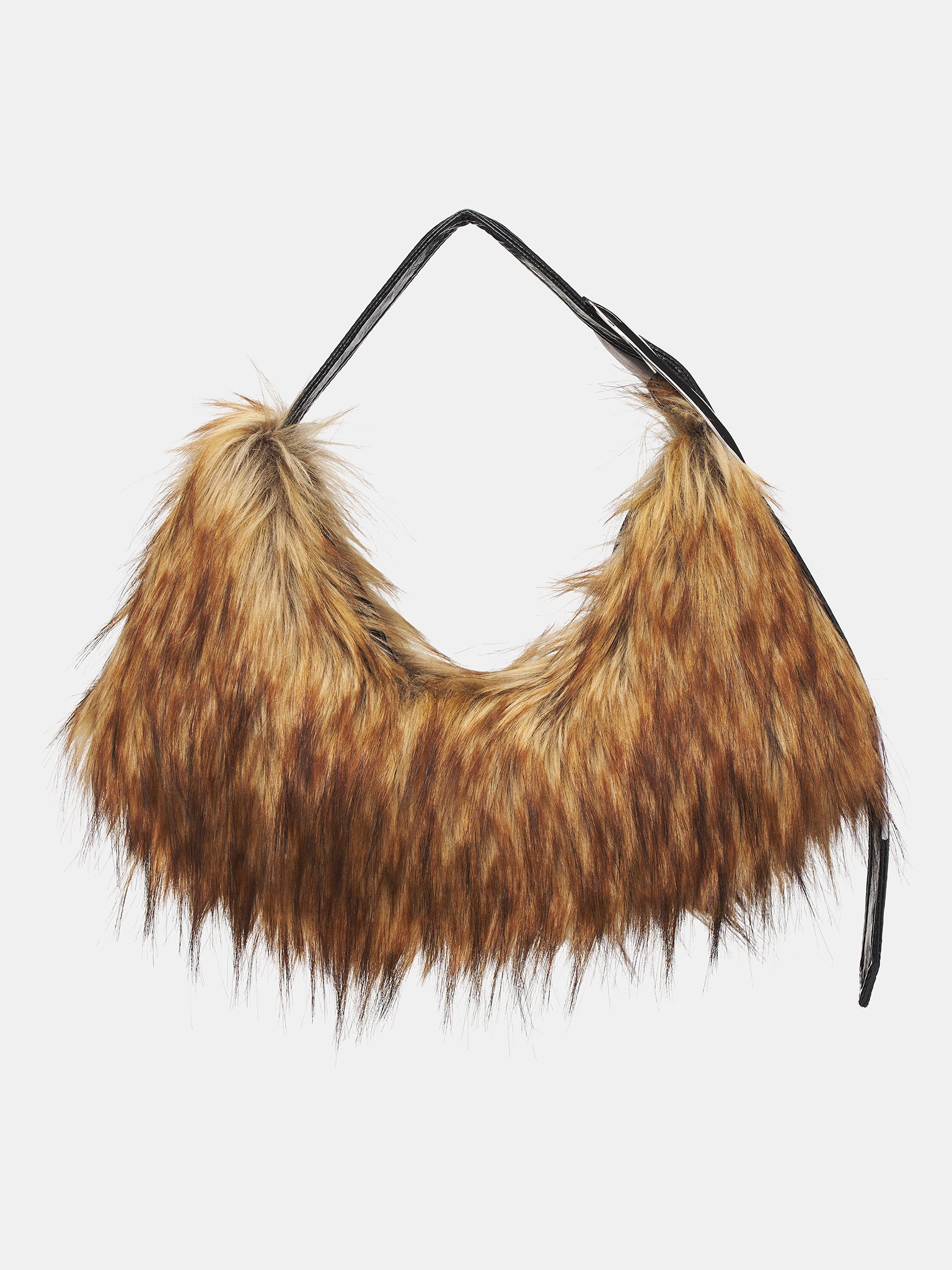 Faux Fur Bag (BGFFBR04-BROWN)