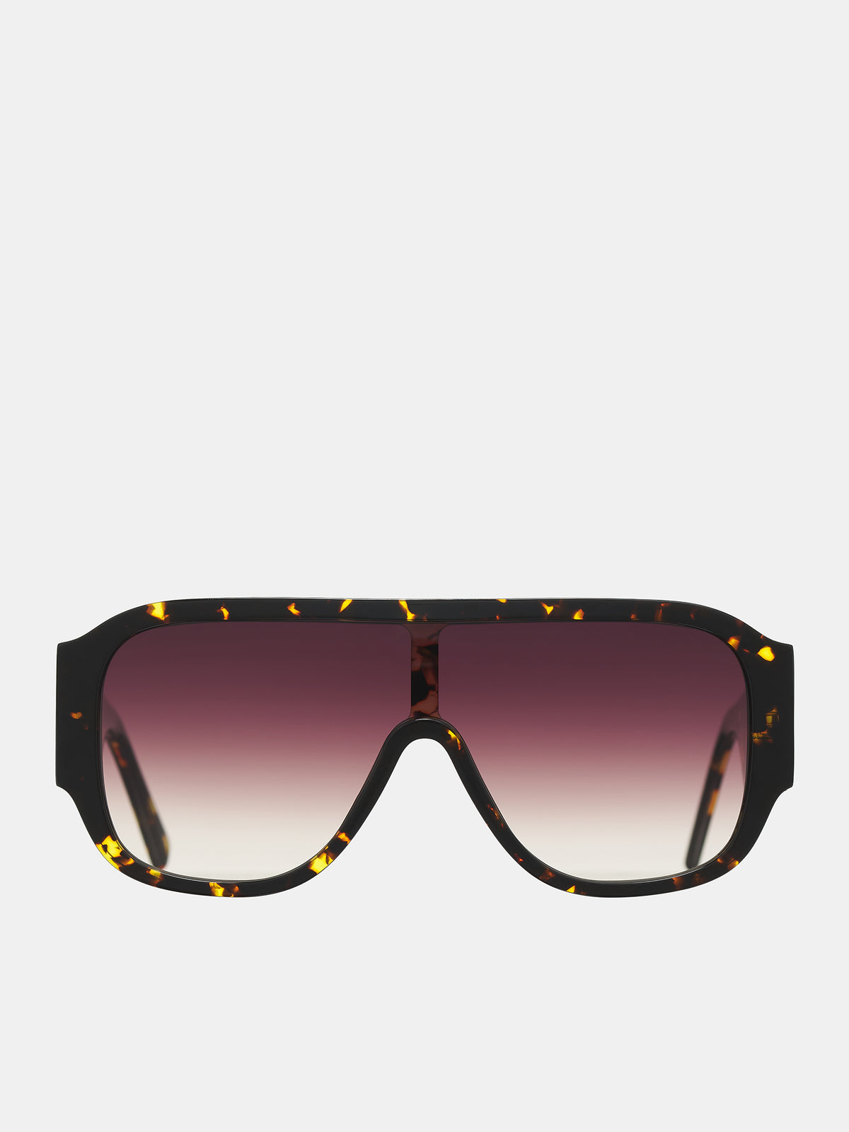 DISTRICT PEOPLE Bicocca Leopard Sunglasses | H. Lorenzo - front
