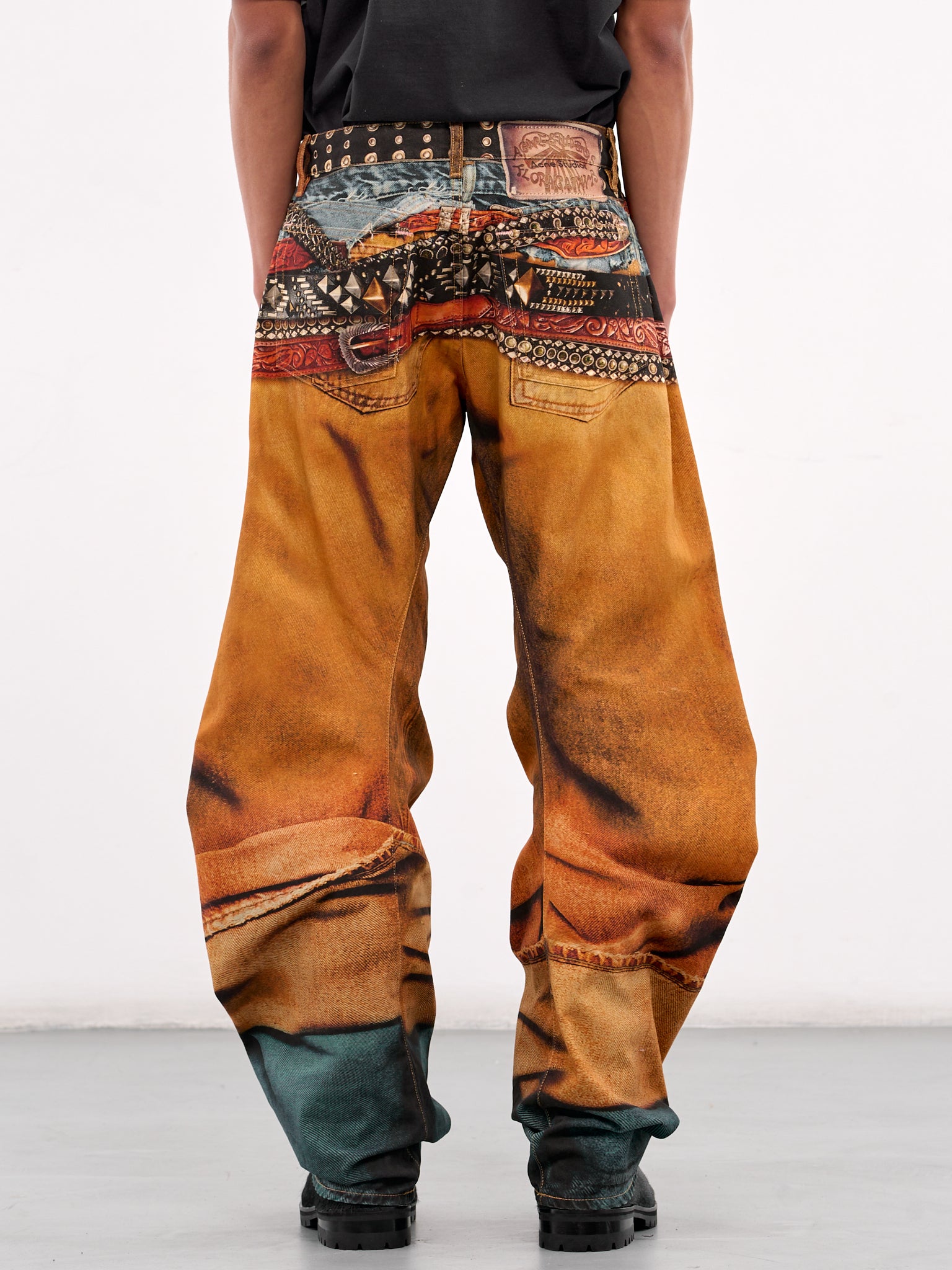 2006M Loose Fit Jeans (BK0658-RUST-ORANGE)