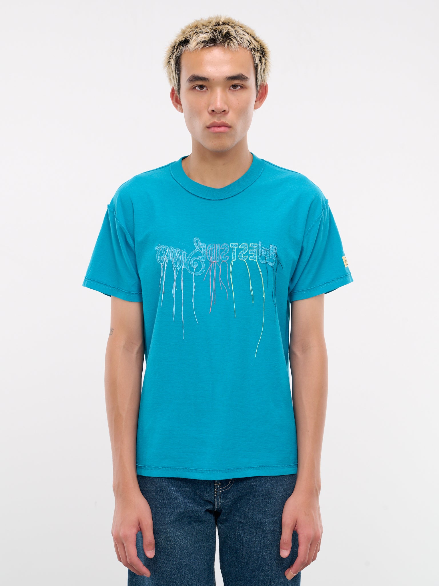 Embroidered Tee (BLUE-EMBROIDERED-TSHIRT)