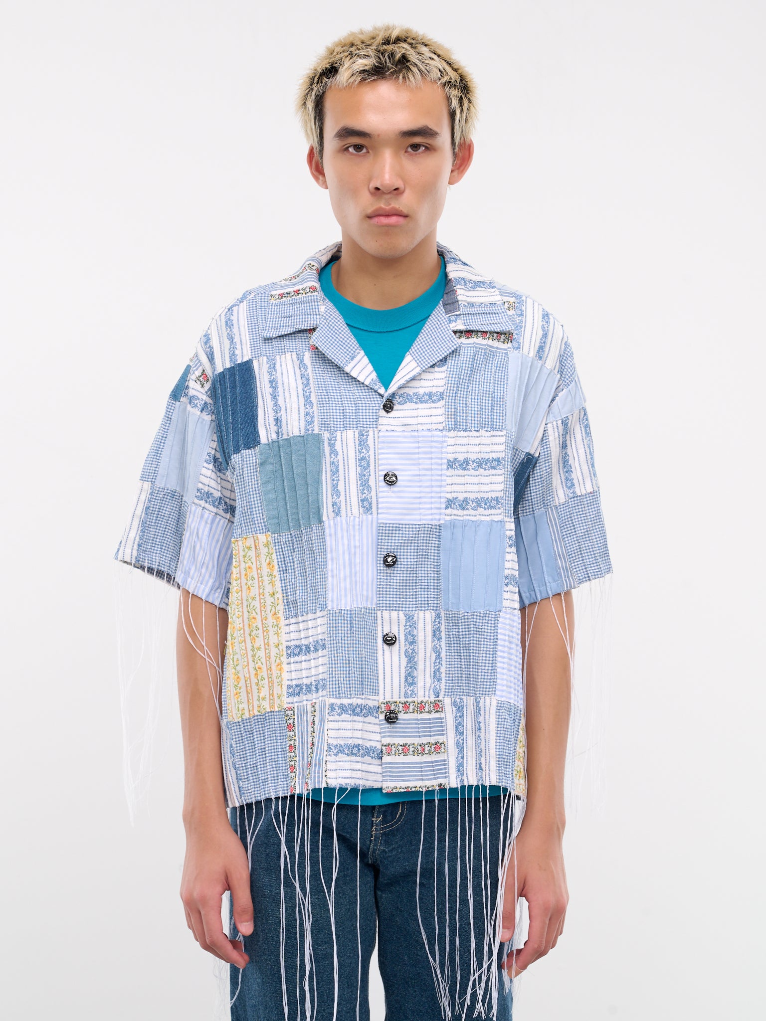 Patchwork Shirt (BLUE-PATCHWORK-SHIRT)