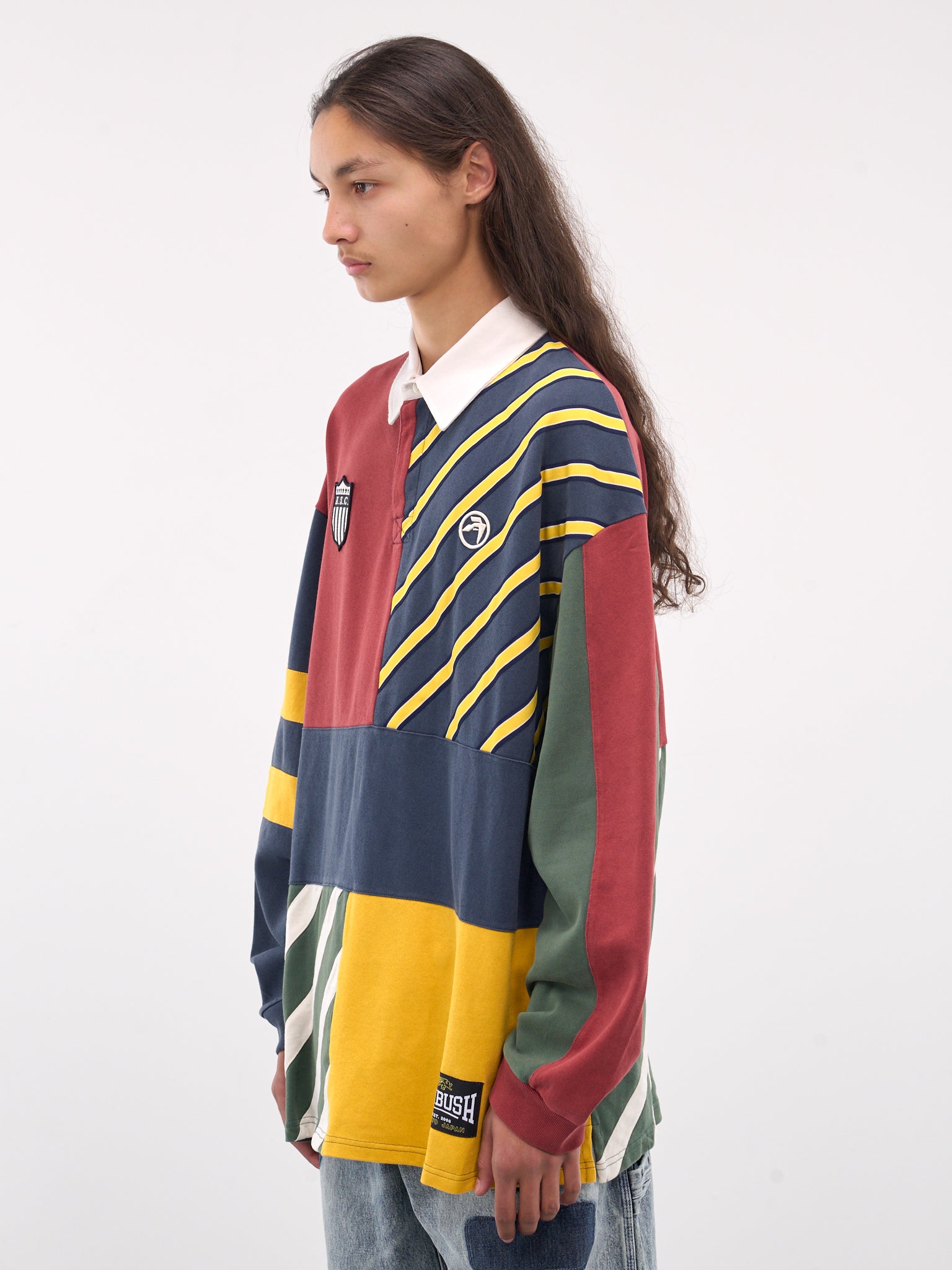 Patchwork Rugby Shirt (BMGC004-JER001-MULTI)