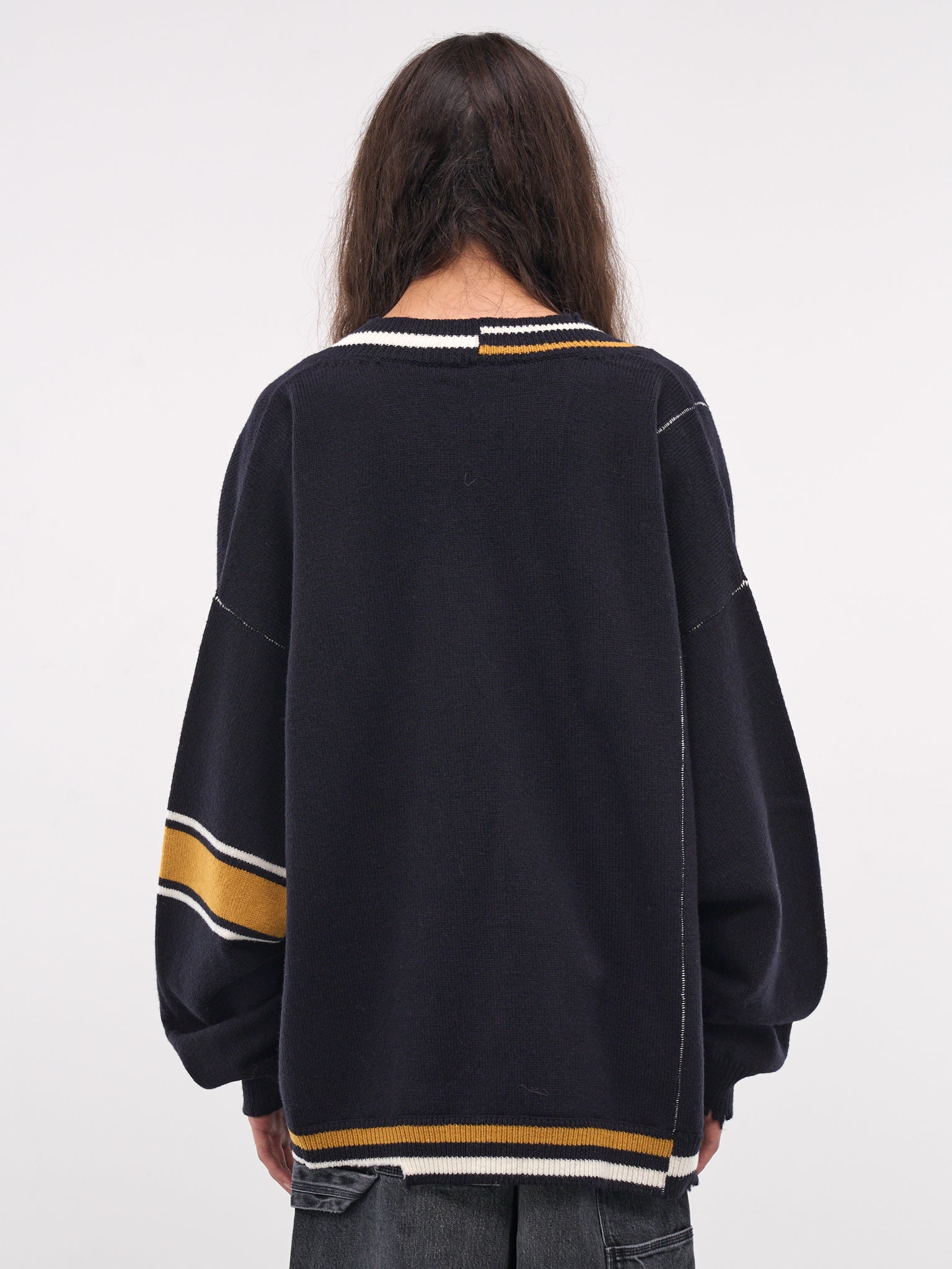 Destroyed Rib Sweater (BMHD003-KNI001-TAP-SHOE)