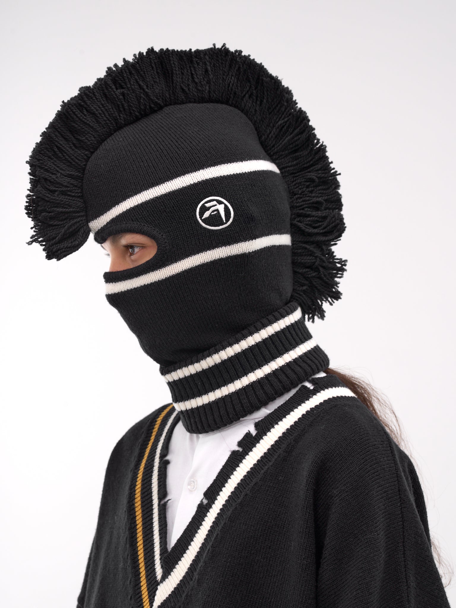 Fringe Knit Balaclava (BMLC001-KNI001-TAP-SHOE)