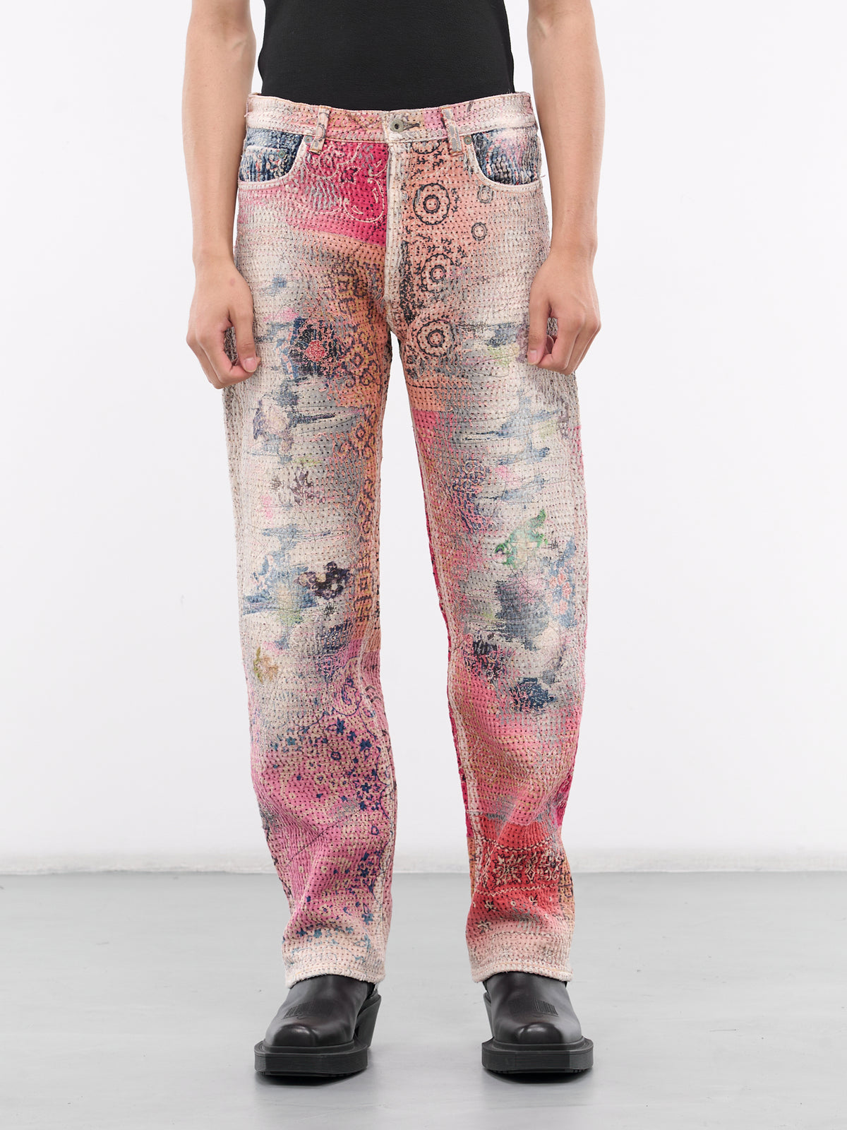 Boro Denim Jeans (BORO-JEANS-PINK)