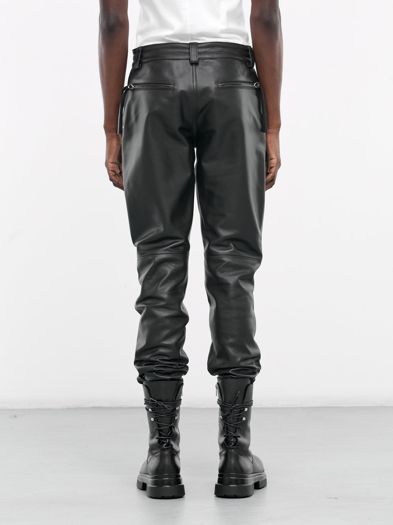 YOKE BELTED LEATHER 2TUCK TROUSERS ヨーク 業界最安値挑戦