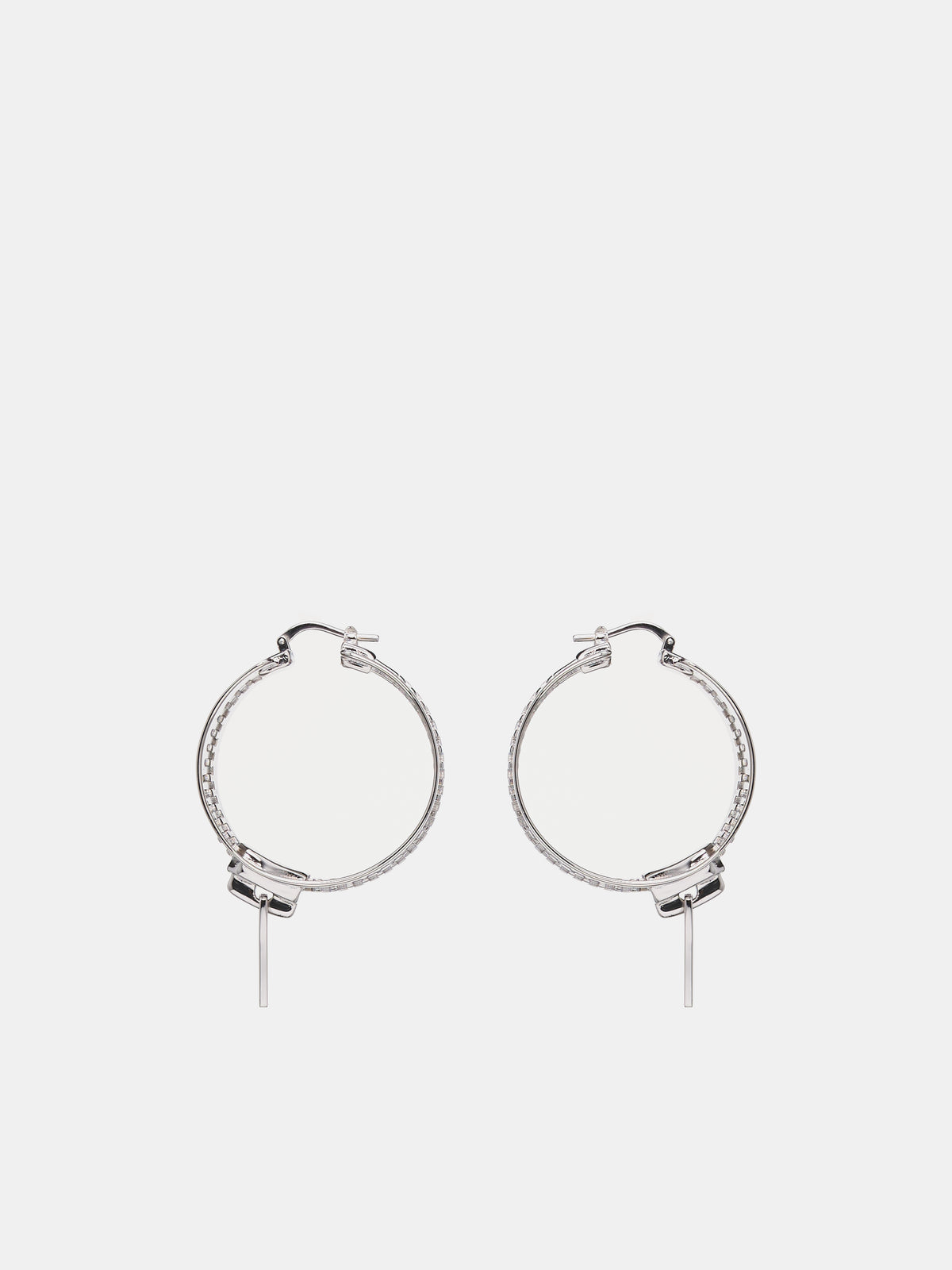 Zipper Earrings (C50446-AAE-SILVER)