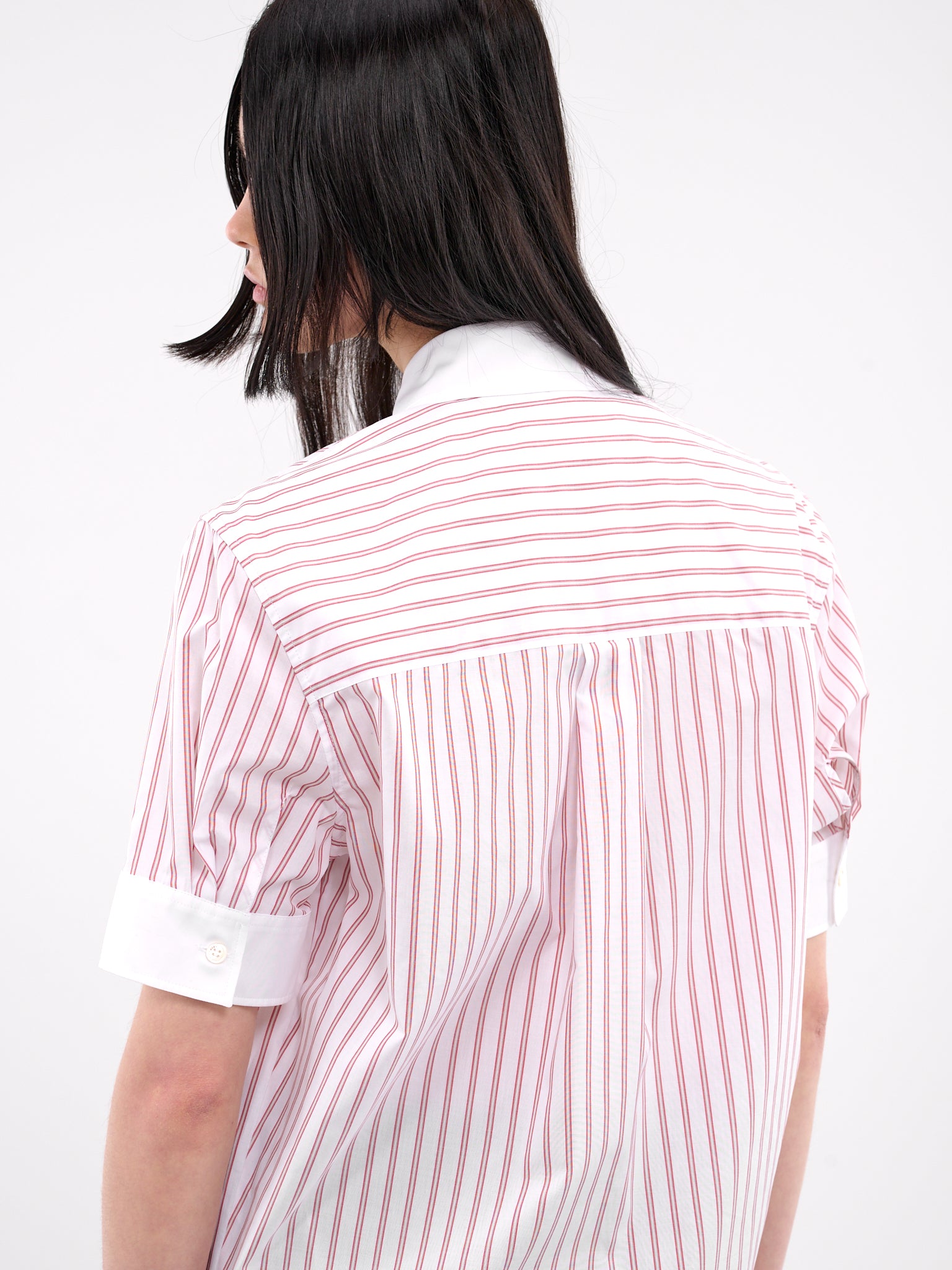 Striped Poplin Short Sleeve (CAMA0623QS-UTC455-MULTI)