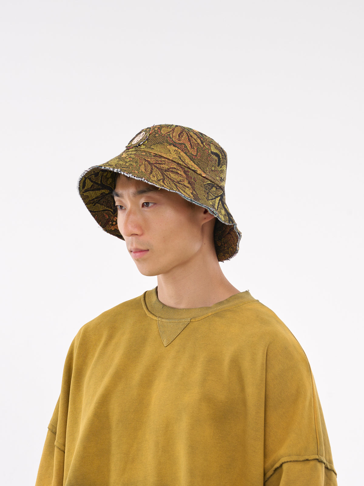 Camouflage Jacquard Bucket Hat (CAMOUFLAGE-JACQUARD-BUCKET-GRE)