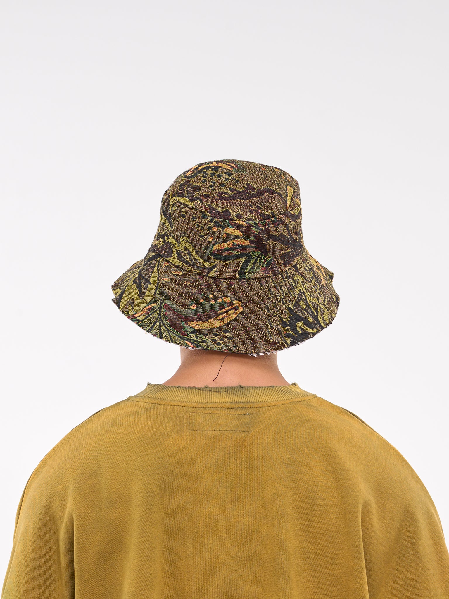 Camouflage Jacquard Bucket Hat (CAMOUFLAGE-JACQUARD-BUCKET-GRE)