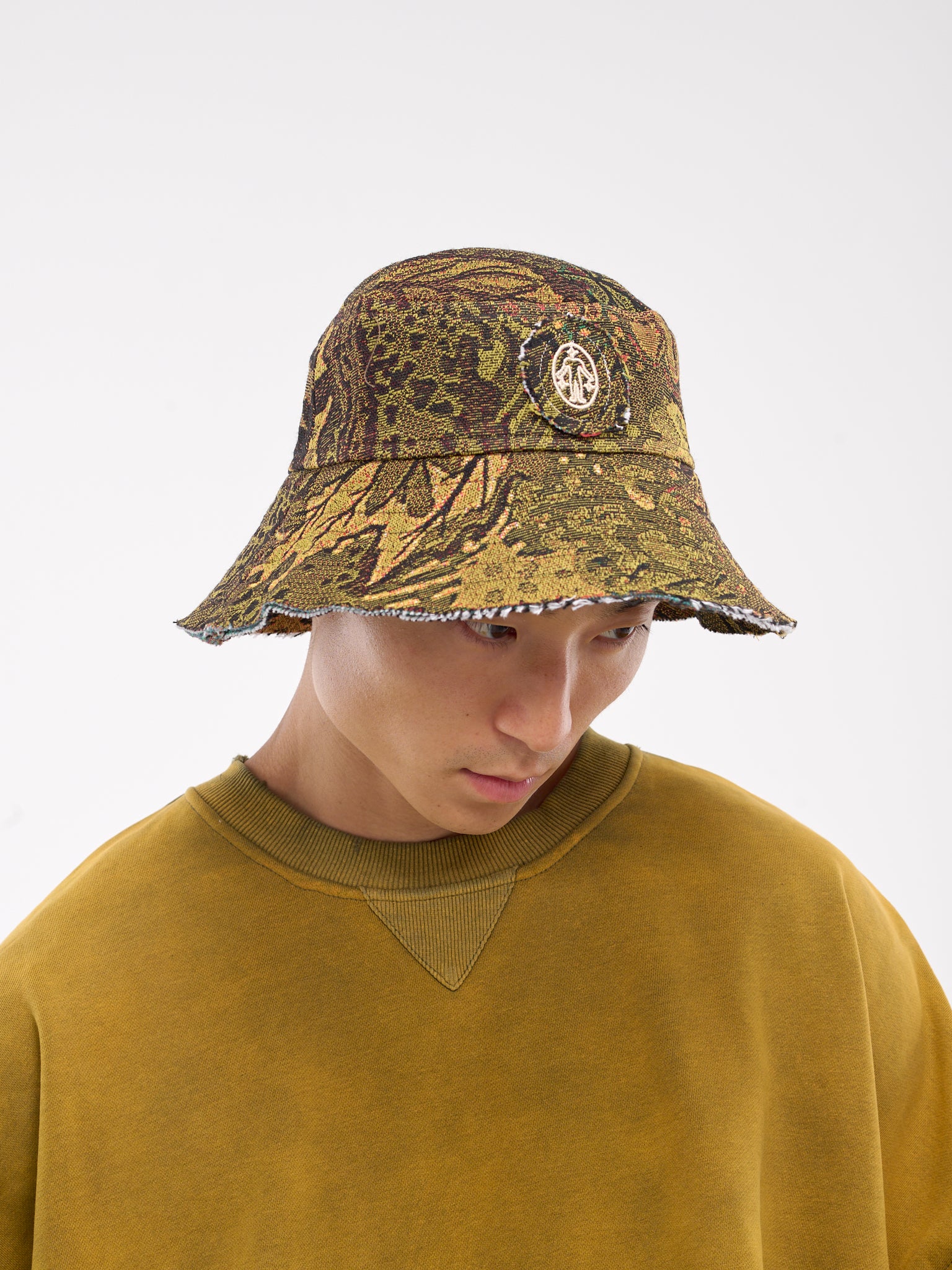 Camouflage Jacquard Bucket Hat (CAMOUFLAGE-JACQUARD-BUCKET-GRE)