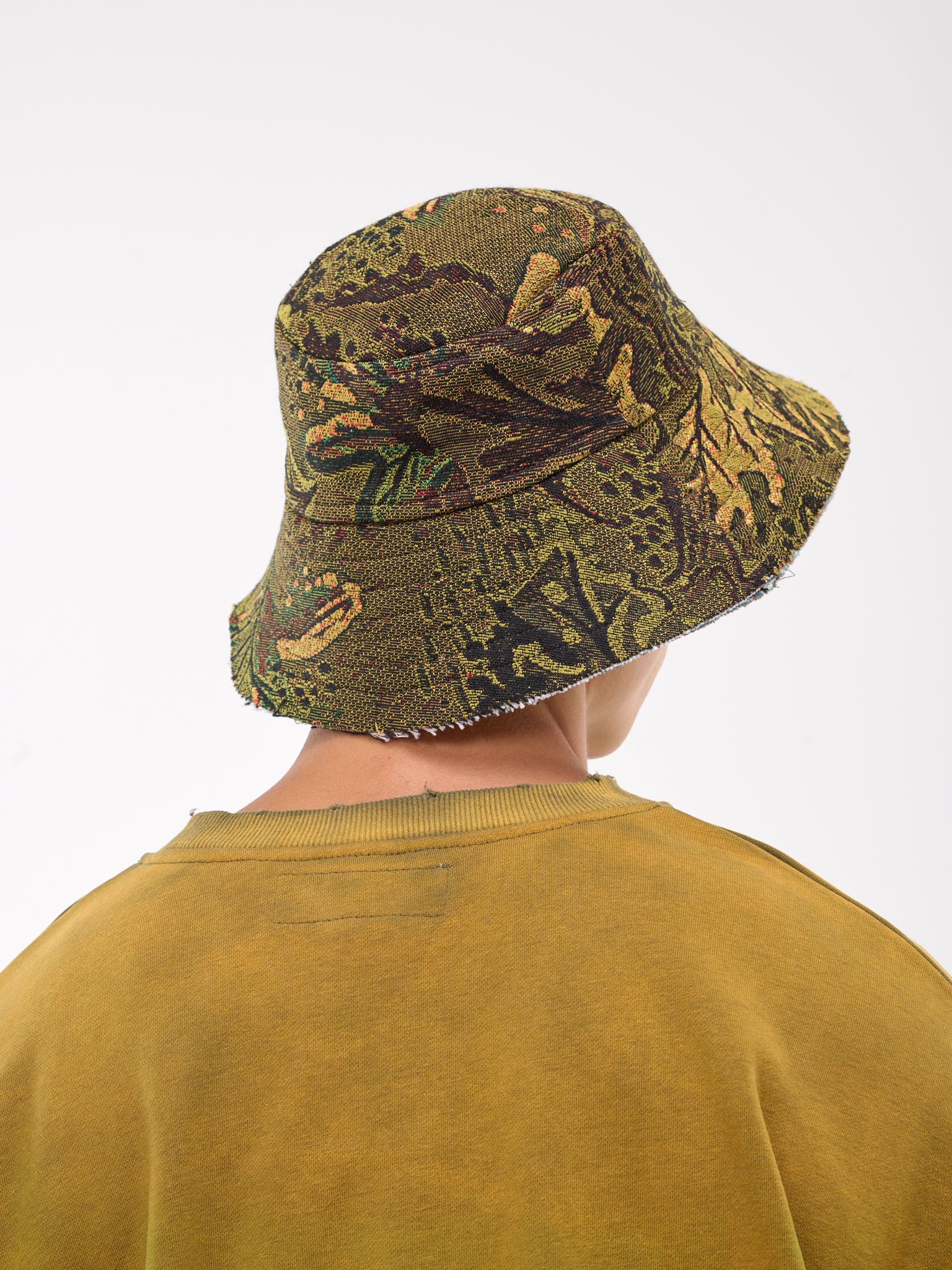 Camouflage Jacquard Bucket Hat (CAMOUFLAGE-JACQUARD-BUCKET-GRE)